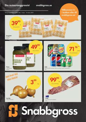 Axfood Snabbgross reklamblad - 1/3 2021 - 14/3 2021.