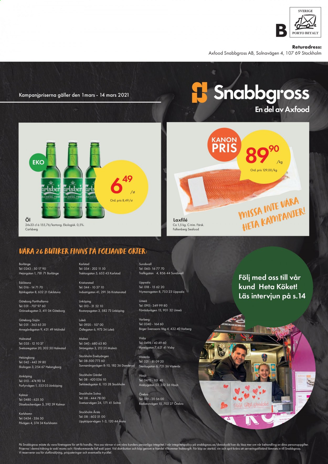 Snabbgross reklamblad - 1/3 2021 - 14/3 2021. Sida 16