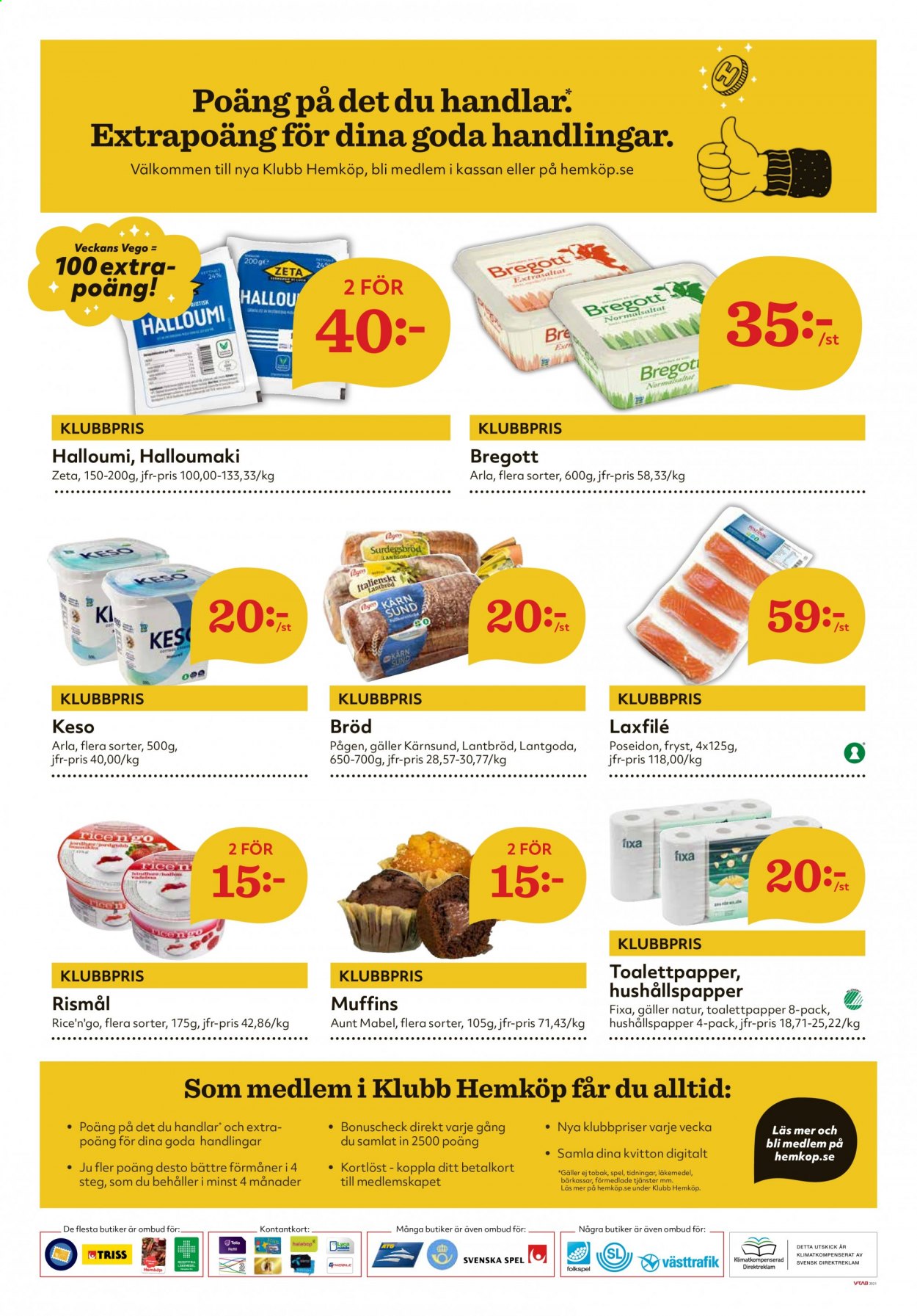 Hemköp reklamblad - 1/3 2021 - 7/3 2021. Sida 8