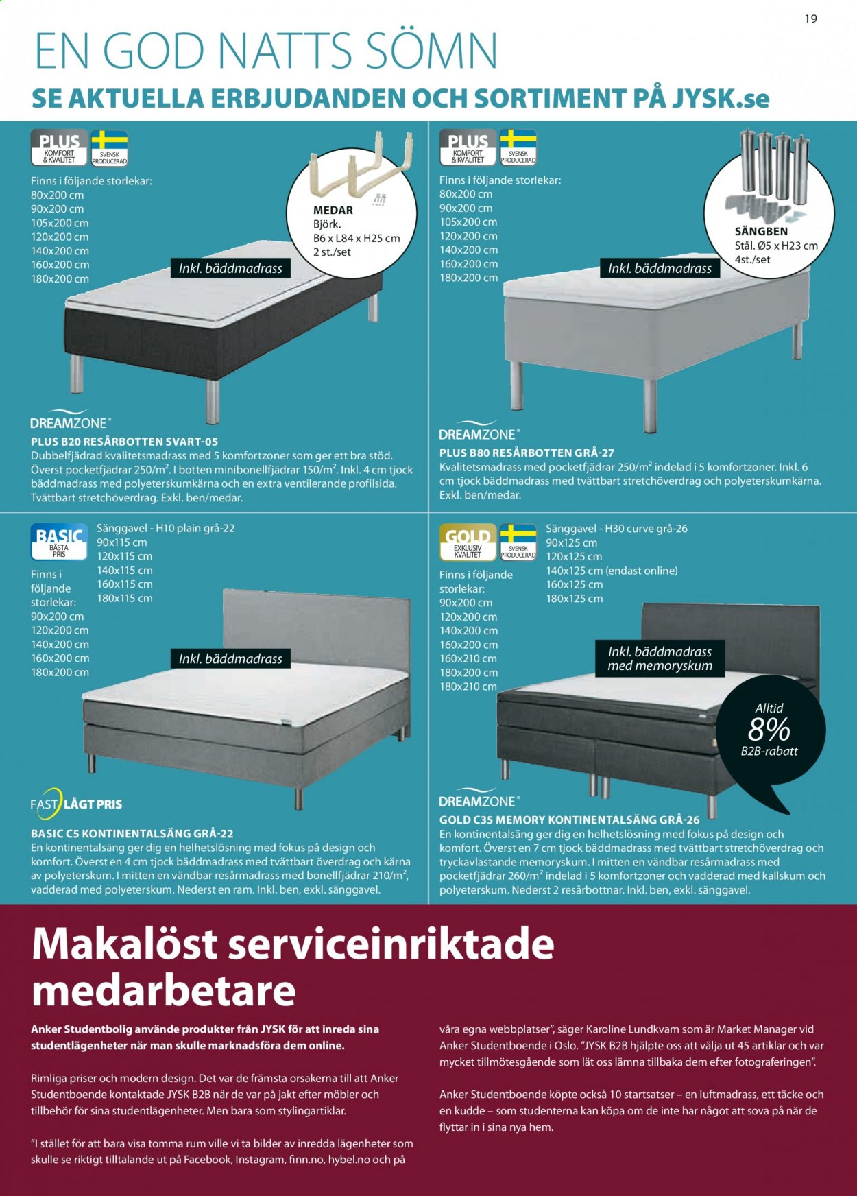 JYSK reklamblad. Sida 19