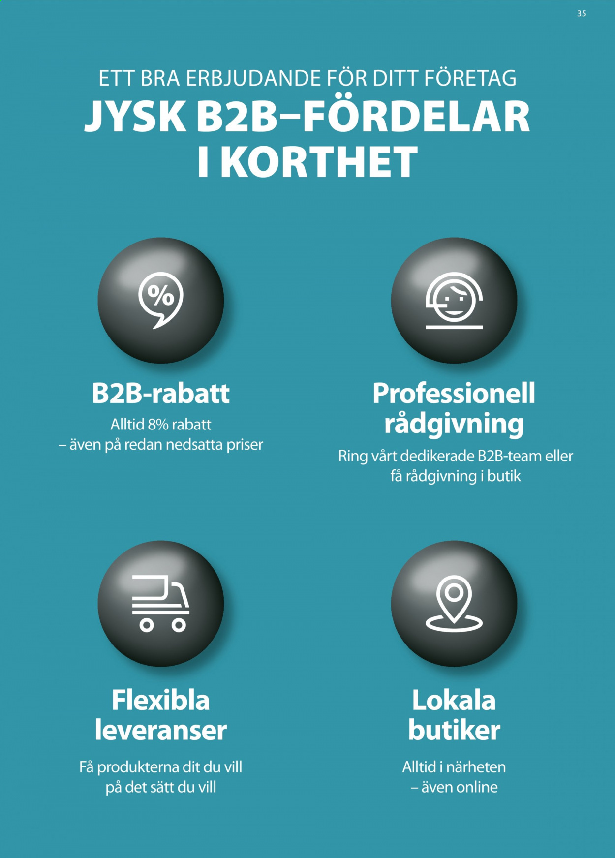 JYSK reklamblad. Sida 35