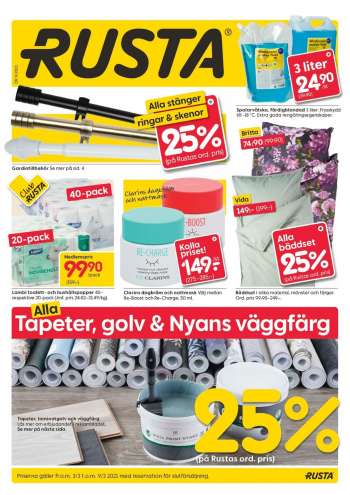 Rusta reklamblad - 3/3 2021 - 9/3 2021.