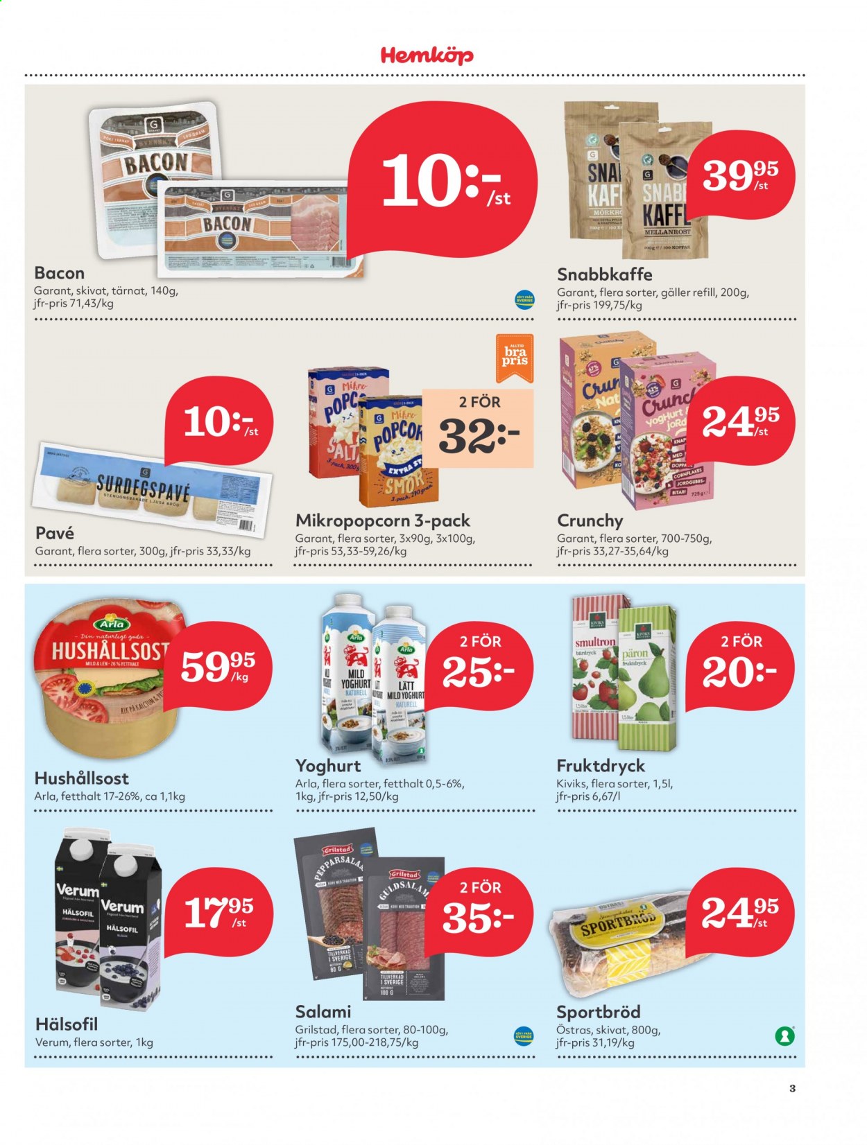 Hemköp reklamblad - 8/3 2021 - 14/3 2021. Sida 3