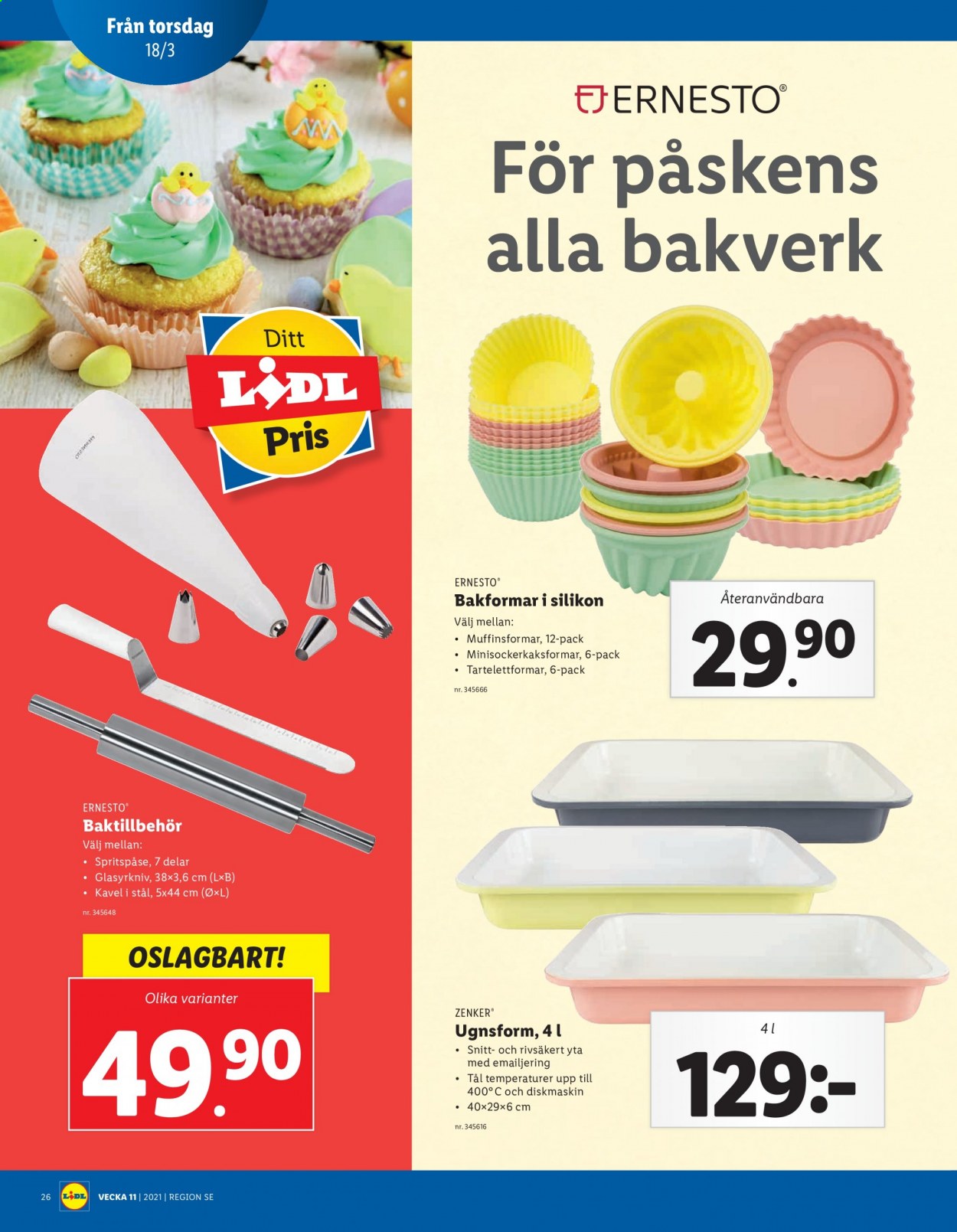 Lidl reklamblad - 15/3 2021 - 21/3 2021. Sida 26