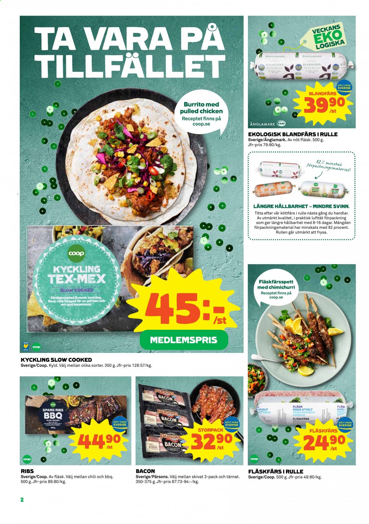 Coop reklamblad - 8/3 2021 - 14/3 2021. Sida 2