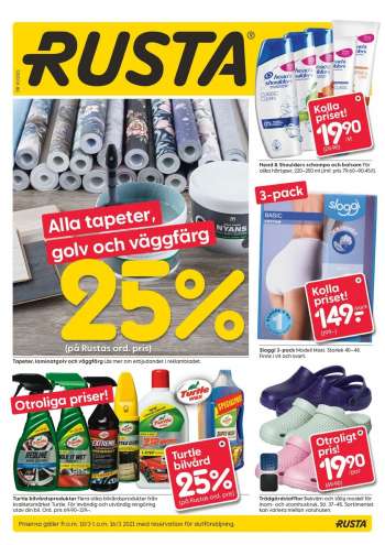 Rusta reklamblad - 10/3 2021 - 16/3 2021.