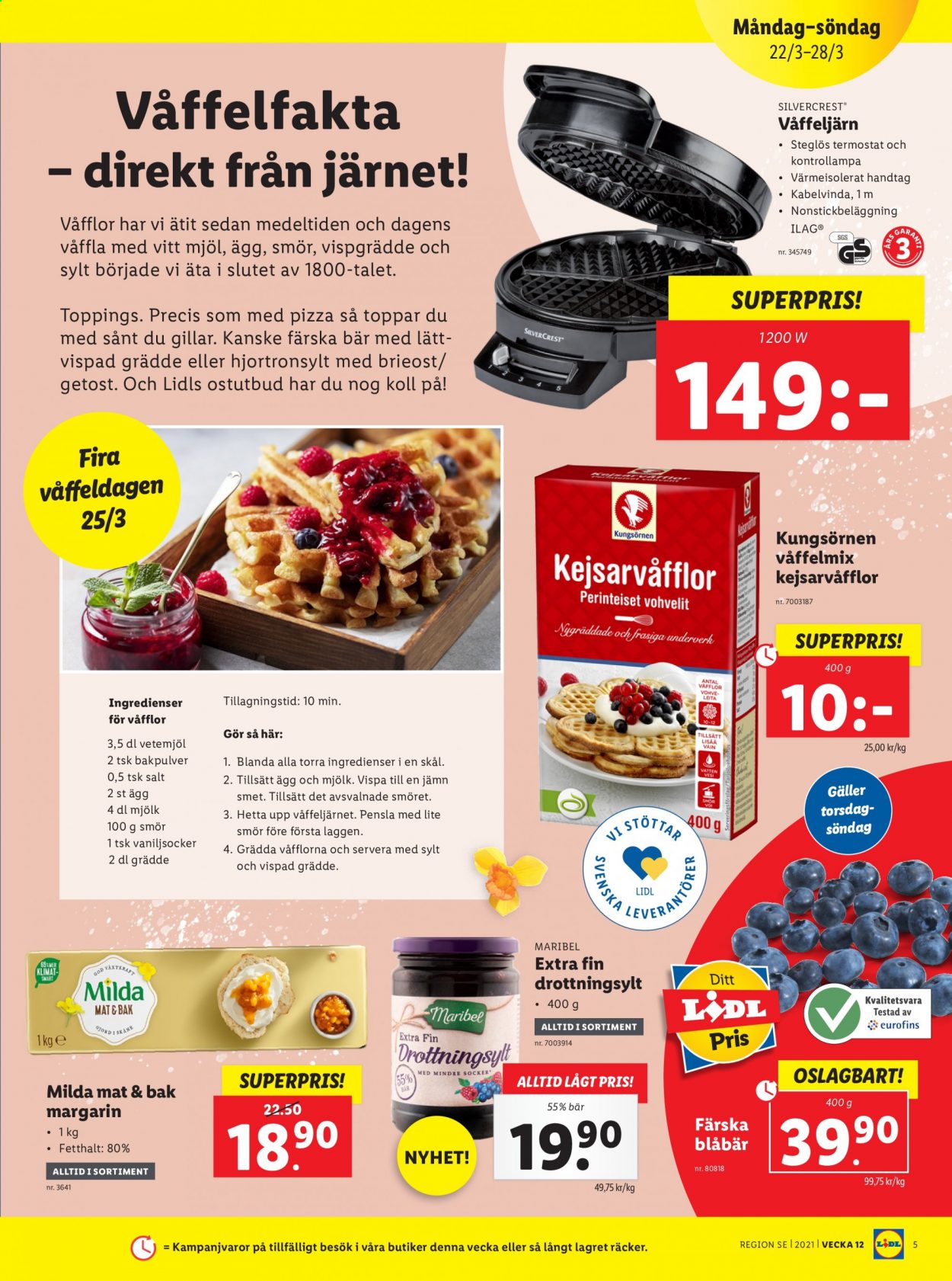Lidl reklamblad - 22/3 2021 - 28/3 2021. Sida 5