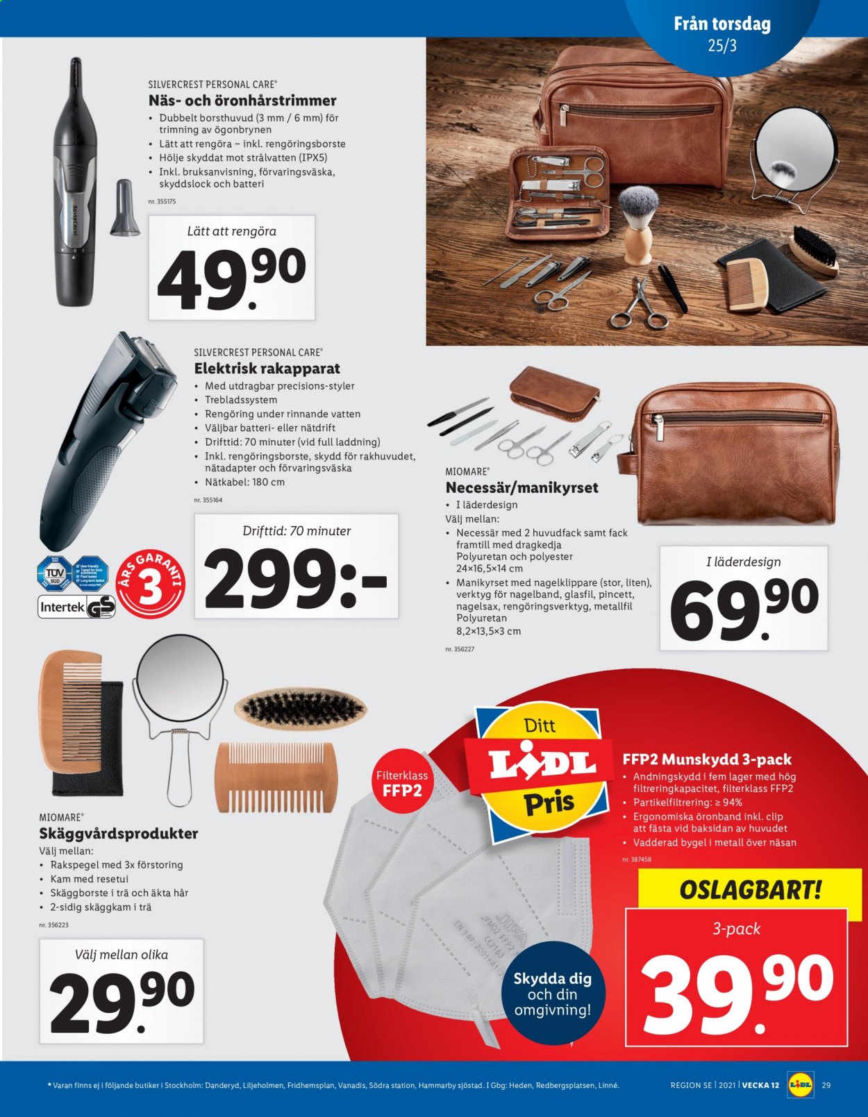 Lidl reklamblad - 22/3 2021 - 28/3 2021. Sida 29