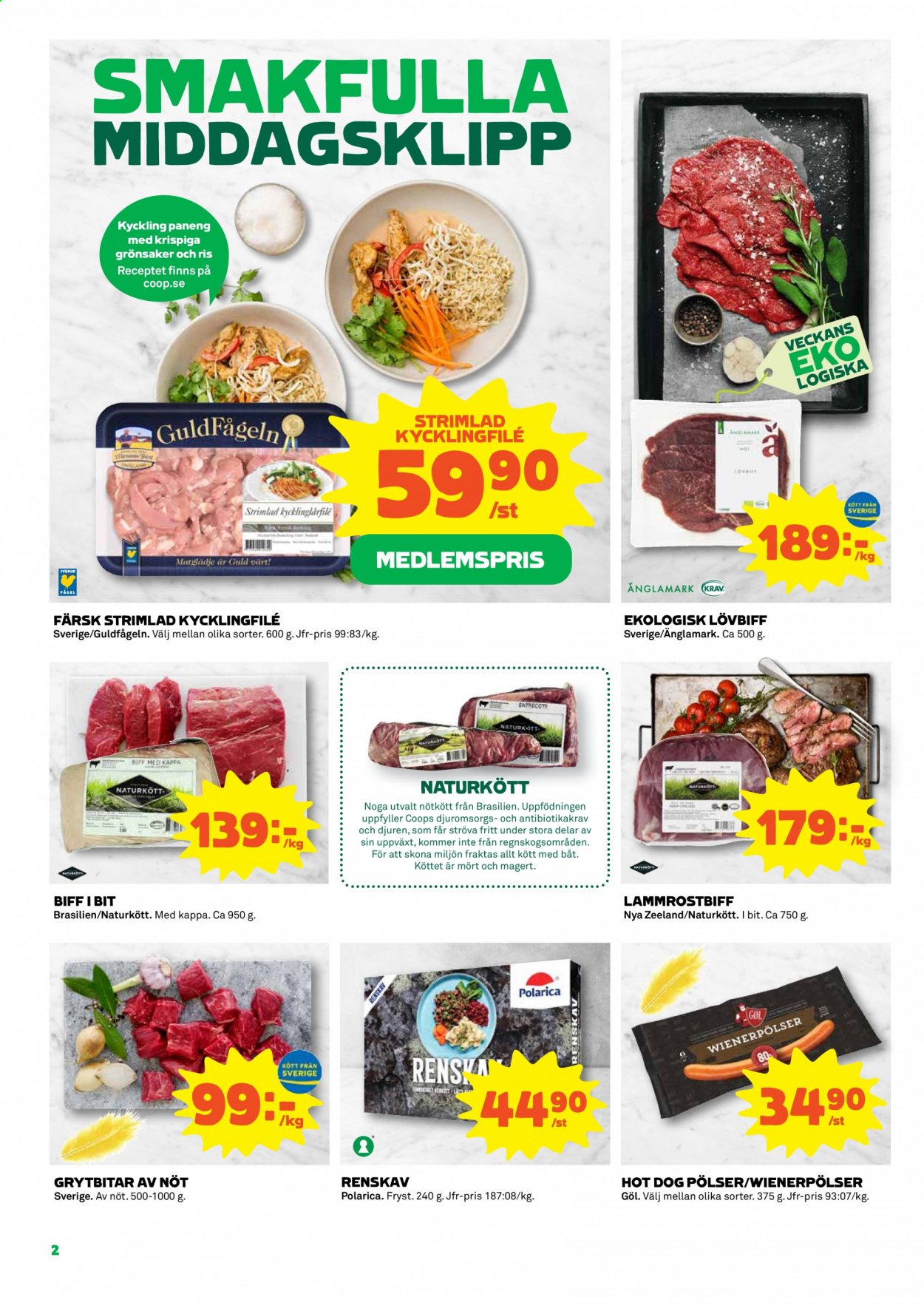 Coop reklamblad - 15/3 2021 - 21/3 2021. Sida 2