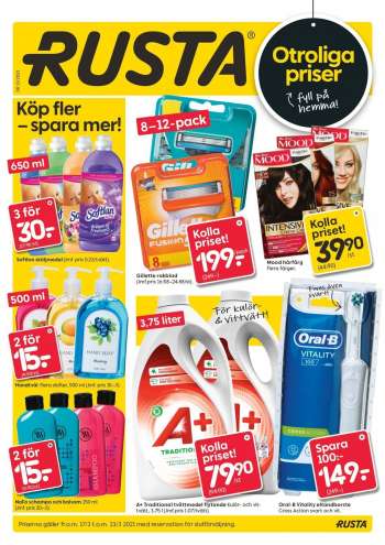 Rusta reklamblad - 17/3 2021 - 23/3 2021.