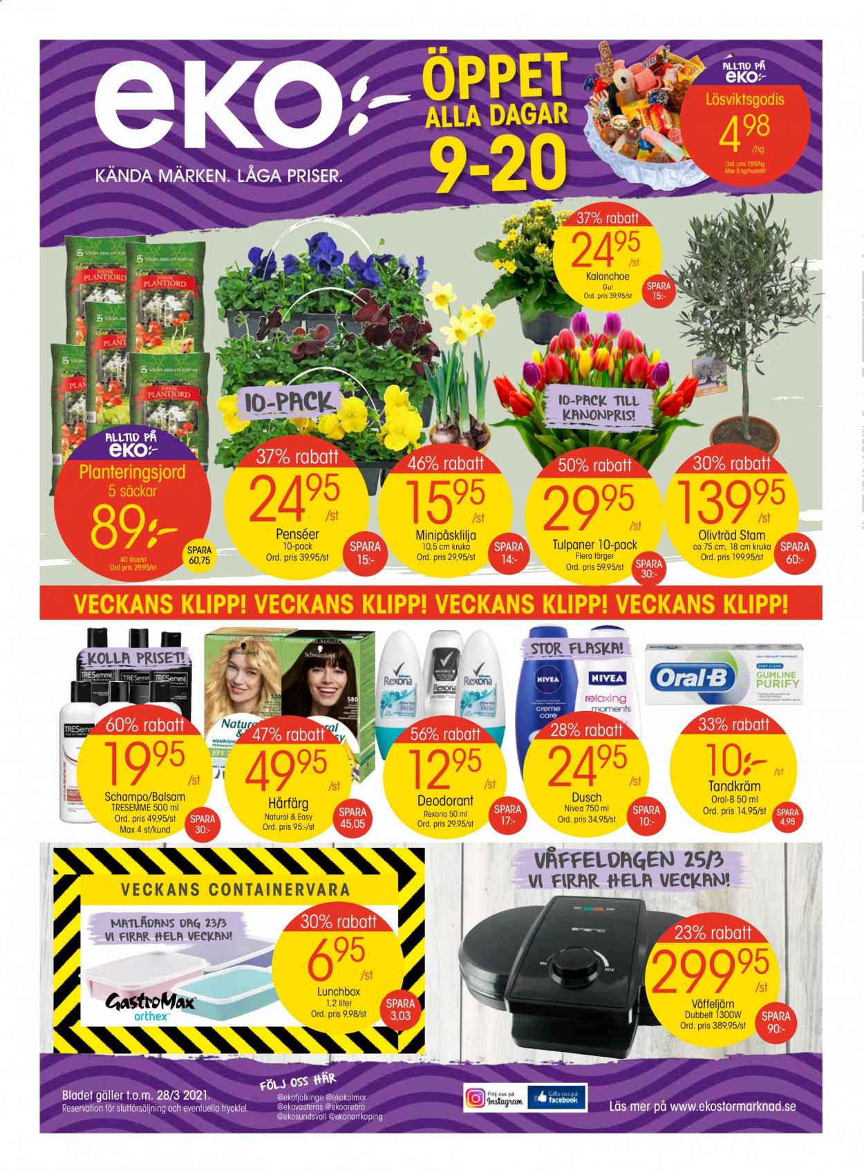 EKO reklamblad - 22/3 2021 - 28/3 2021. Sida 1