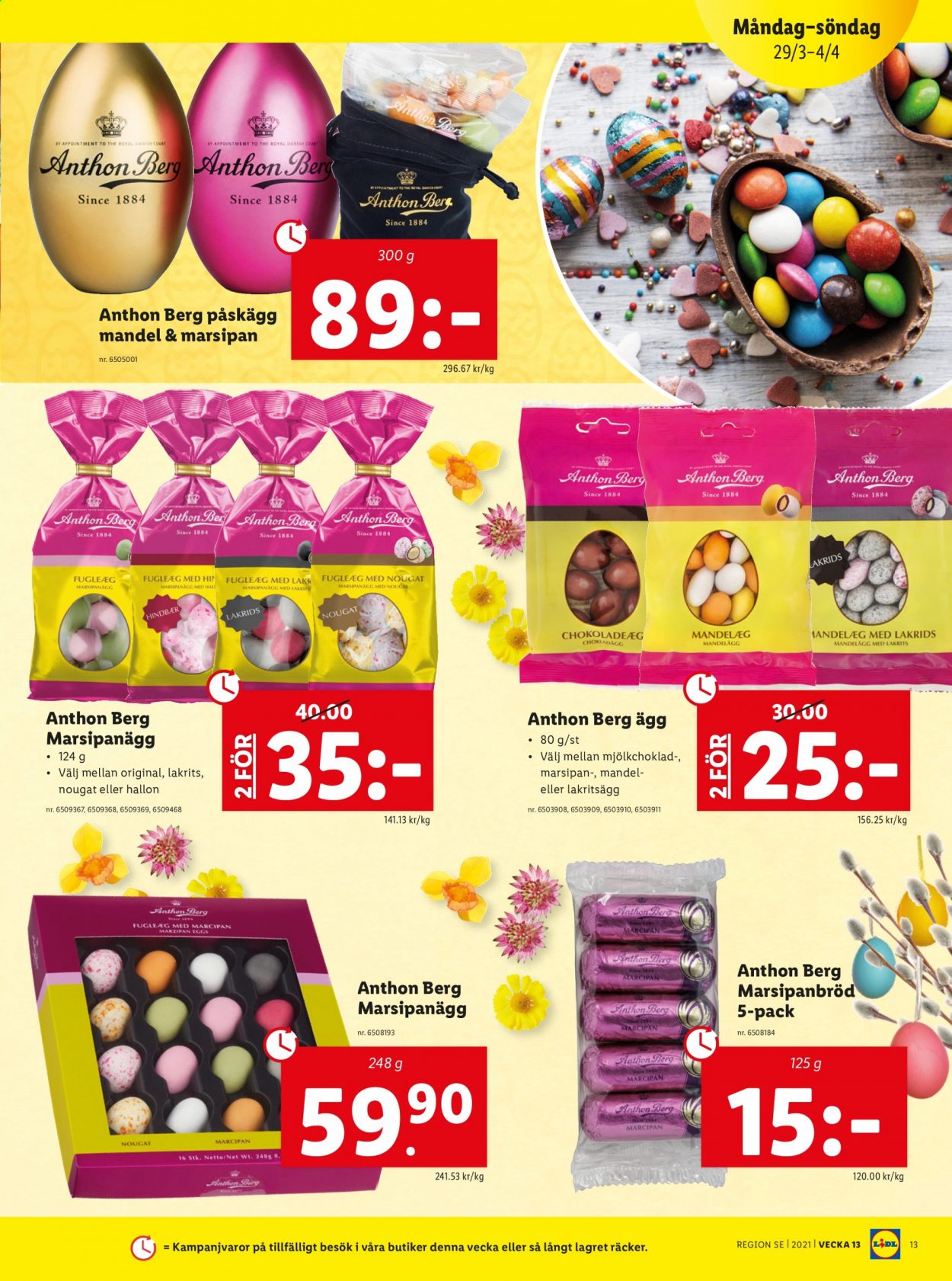 Lidl reklamblad - 29/3 2021 - 4/4 2021. Sida 13