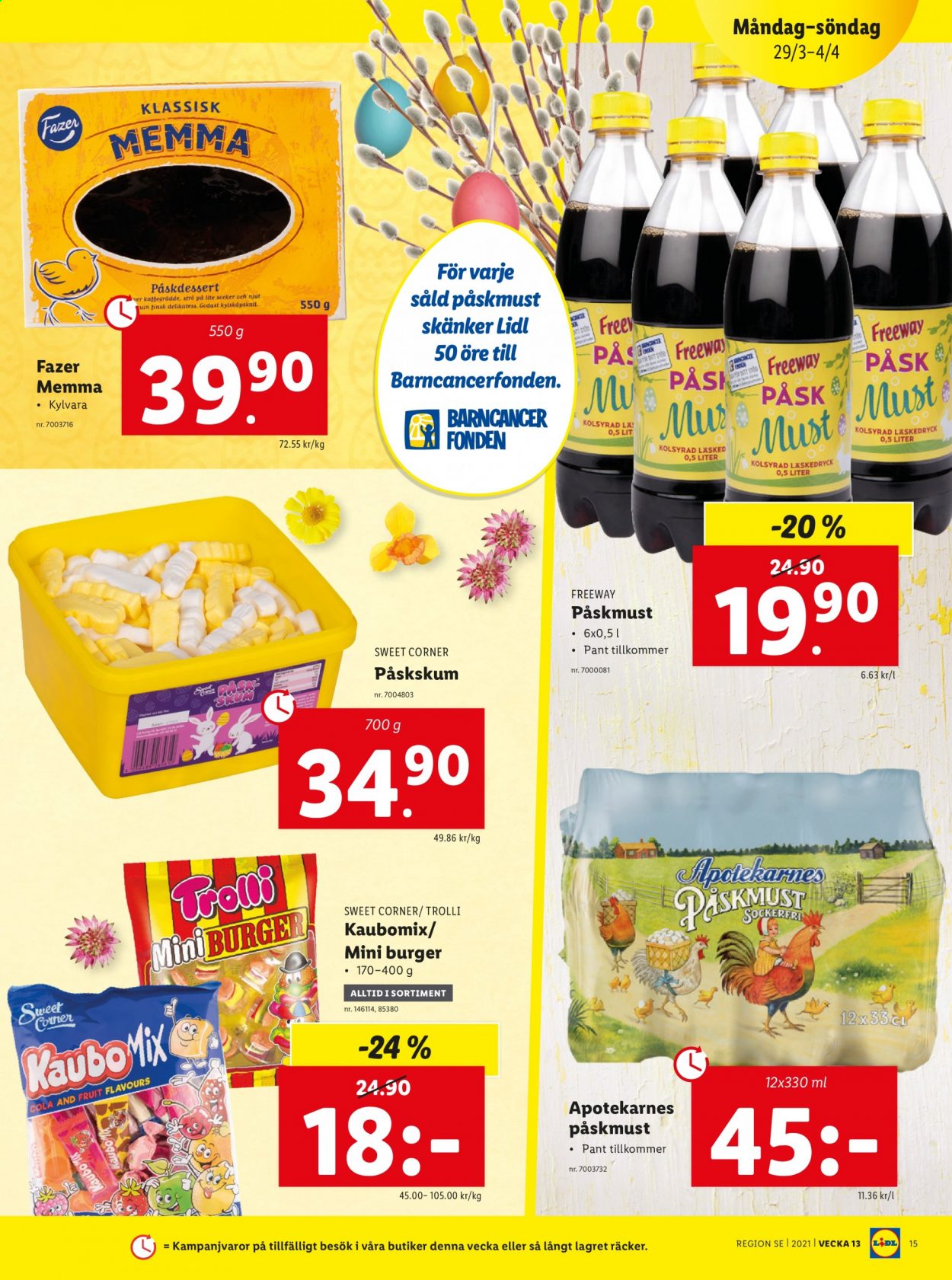 Lidl reklamblad - 29/3 2021 - 4/4 2021. Sida 15