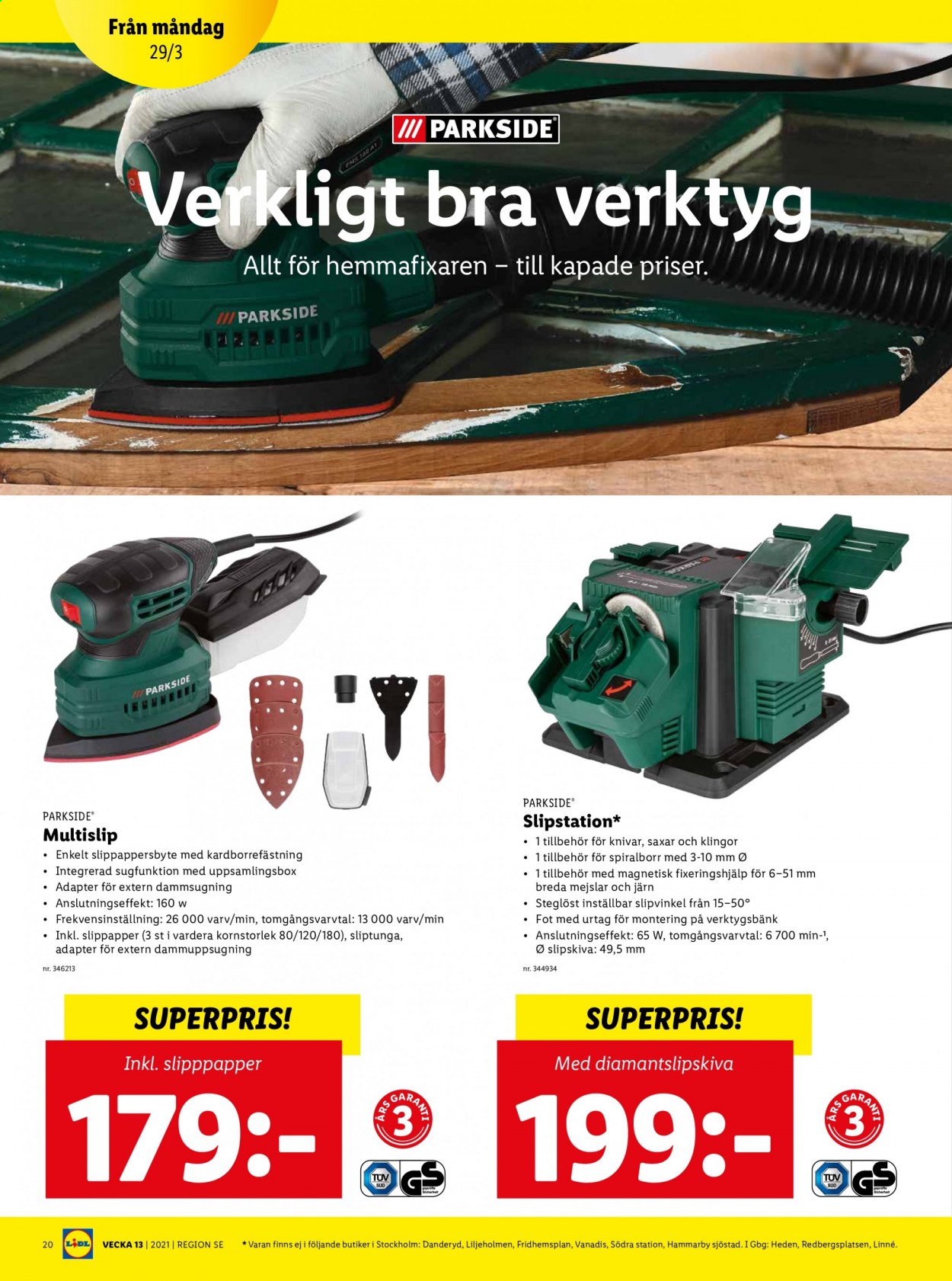 Lidl reklamblad - 29/3 2021 - 4/4 2021. Sida 20