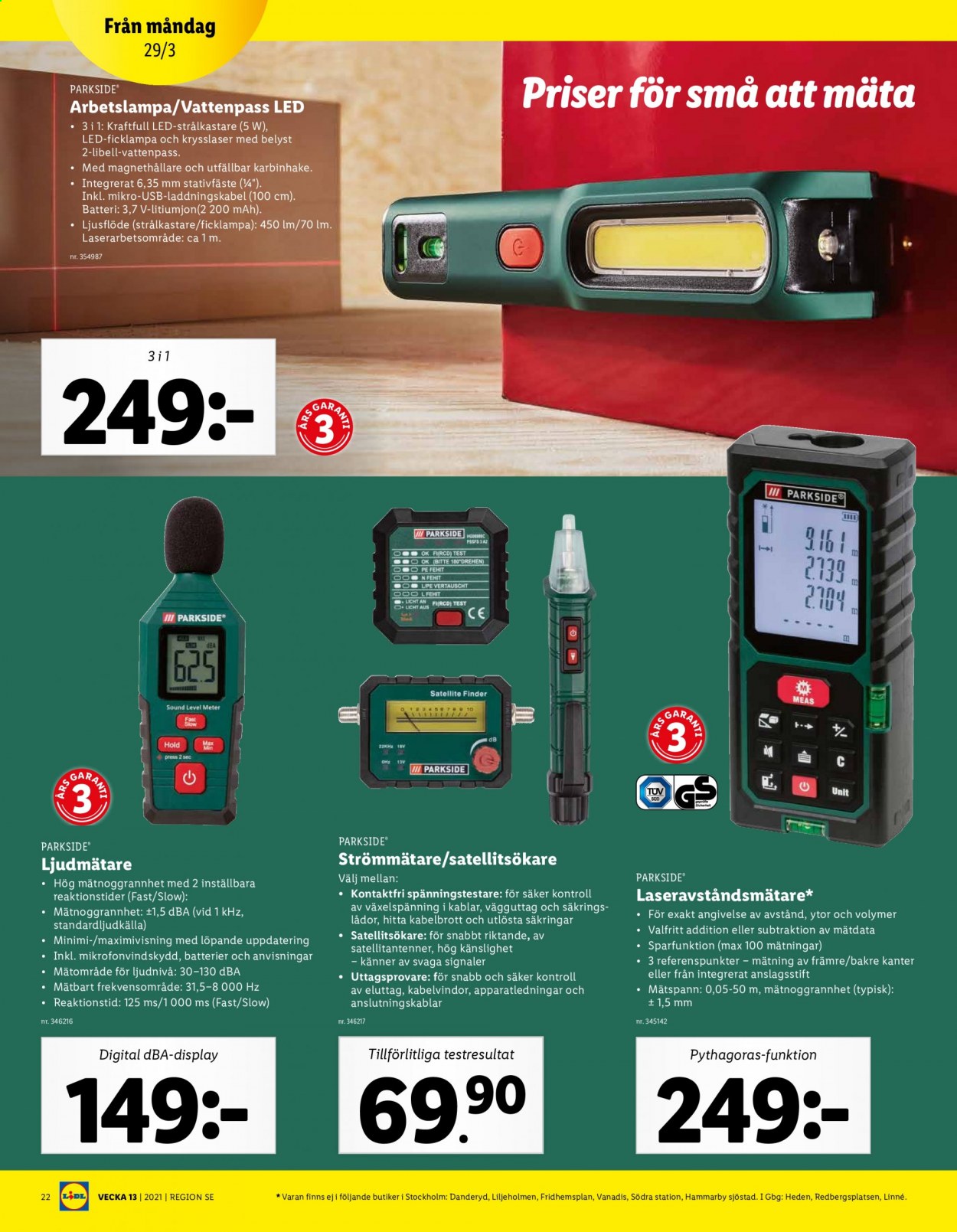 Lidl reklamblad - 29/3 2021 - 4/4 2021. Sida 22
