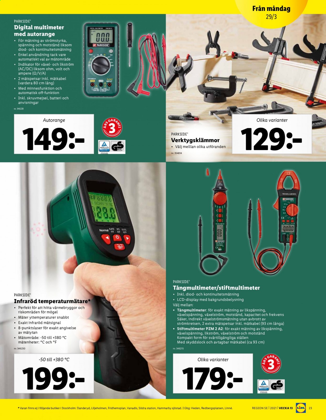 Lidl reklamblad - 29/3 2021 - 4/4 2021. Sida 23