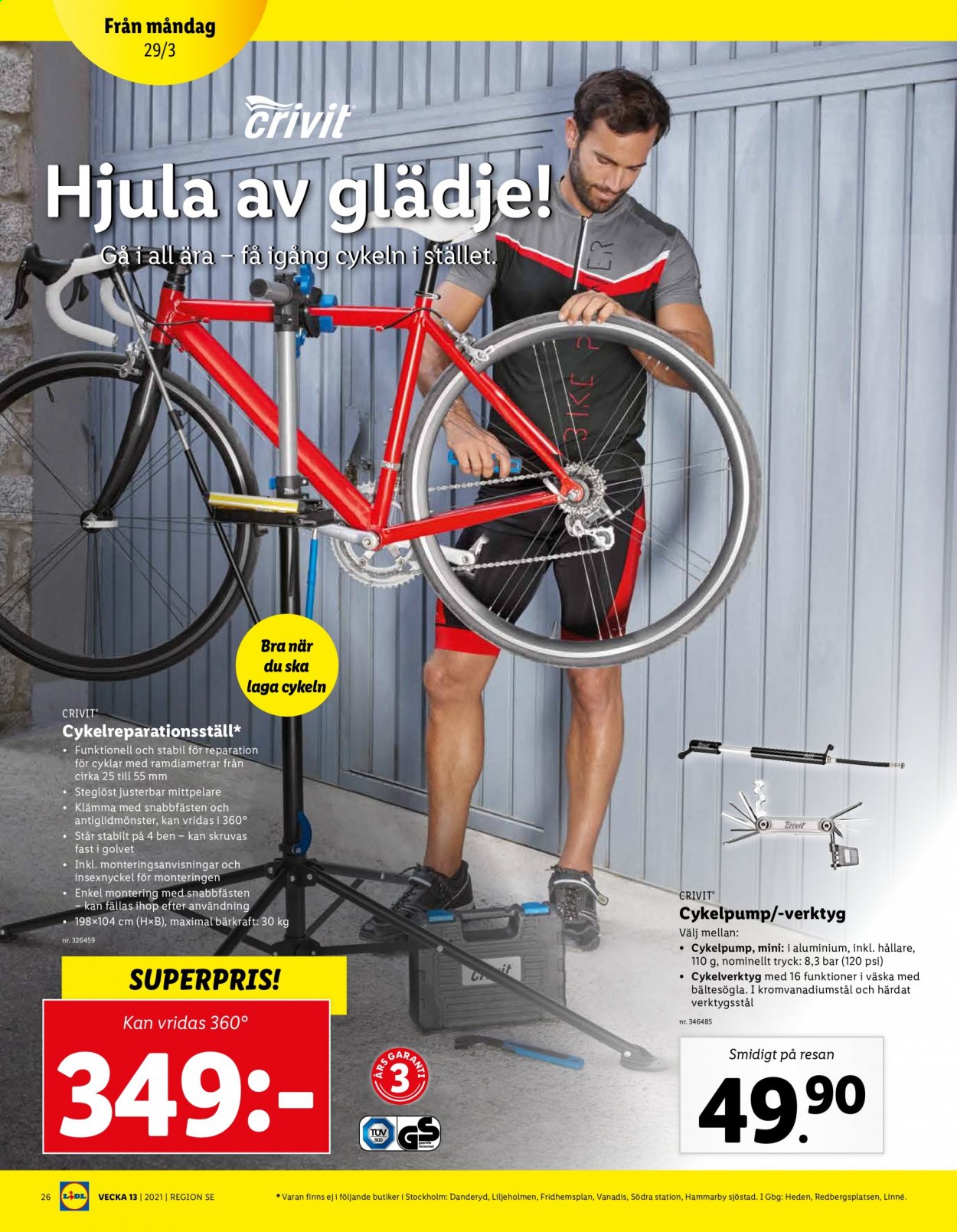 Lidl reklamblad - 29/3 2021 - 4/4 2021. Sida 26