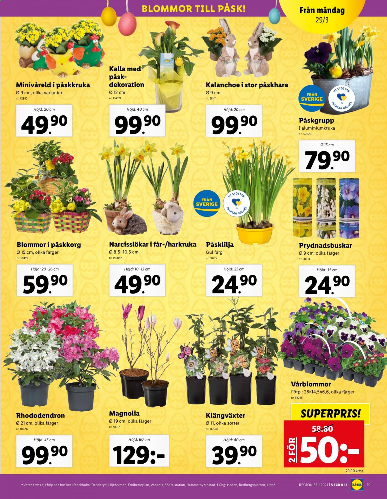 Lidl reklamblad - 29/3 2021 - 4/4 2021. Sida 29