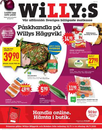 Willys reklamblad - 22/3 2021 - 28/3 2021.