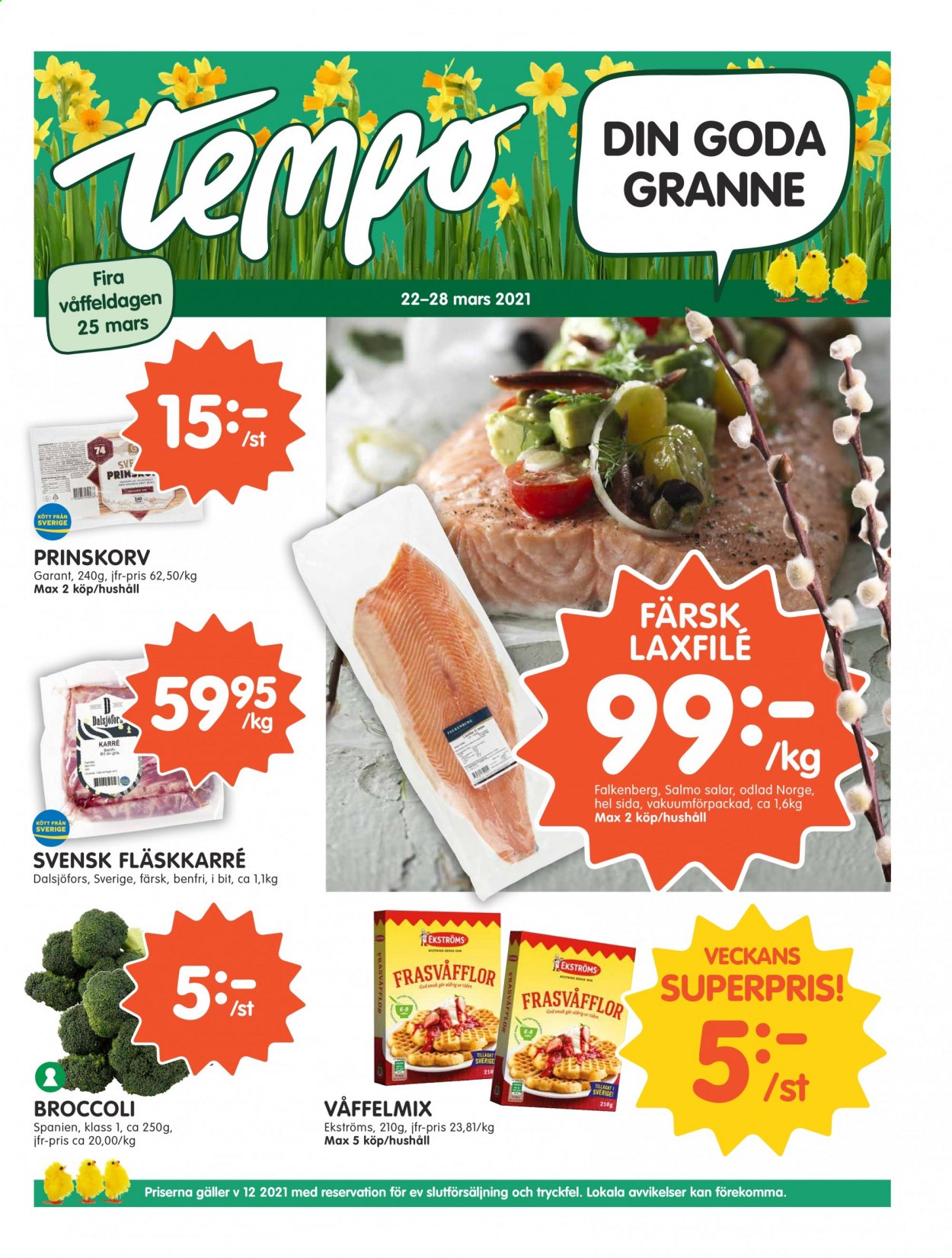 Tempo reklamblad - 22/3 2021 - 28/3 2021. Sida 1