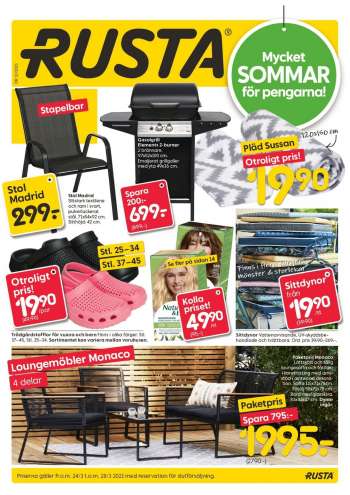 Rusta reklamblad - 24/3 2021 - 28/3 2021.