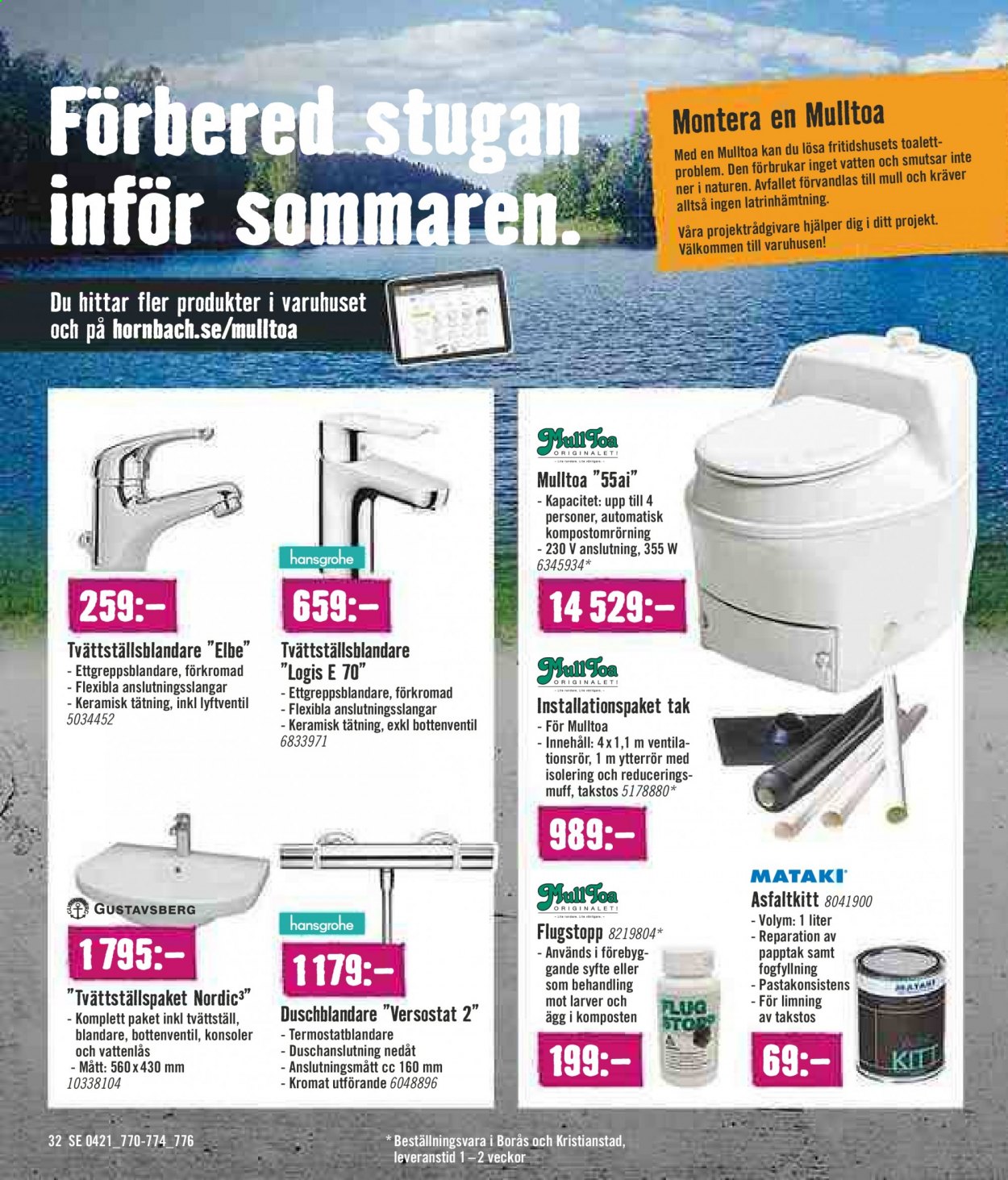 Hornbach reklamblad - 1/4 2021 - 22/4 2021. Sida 32