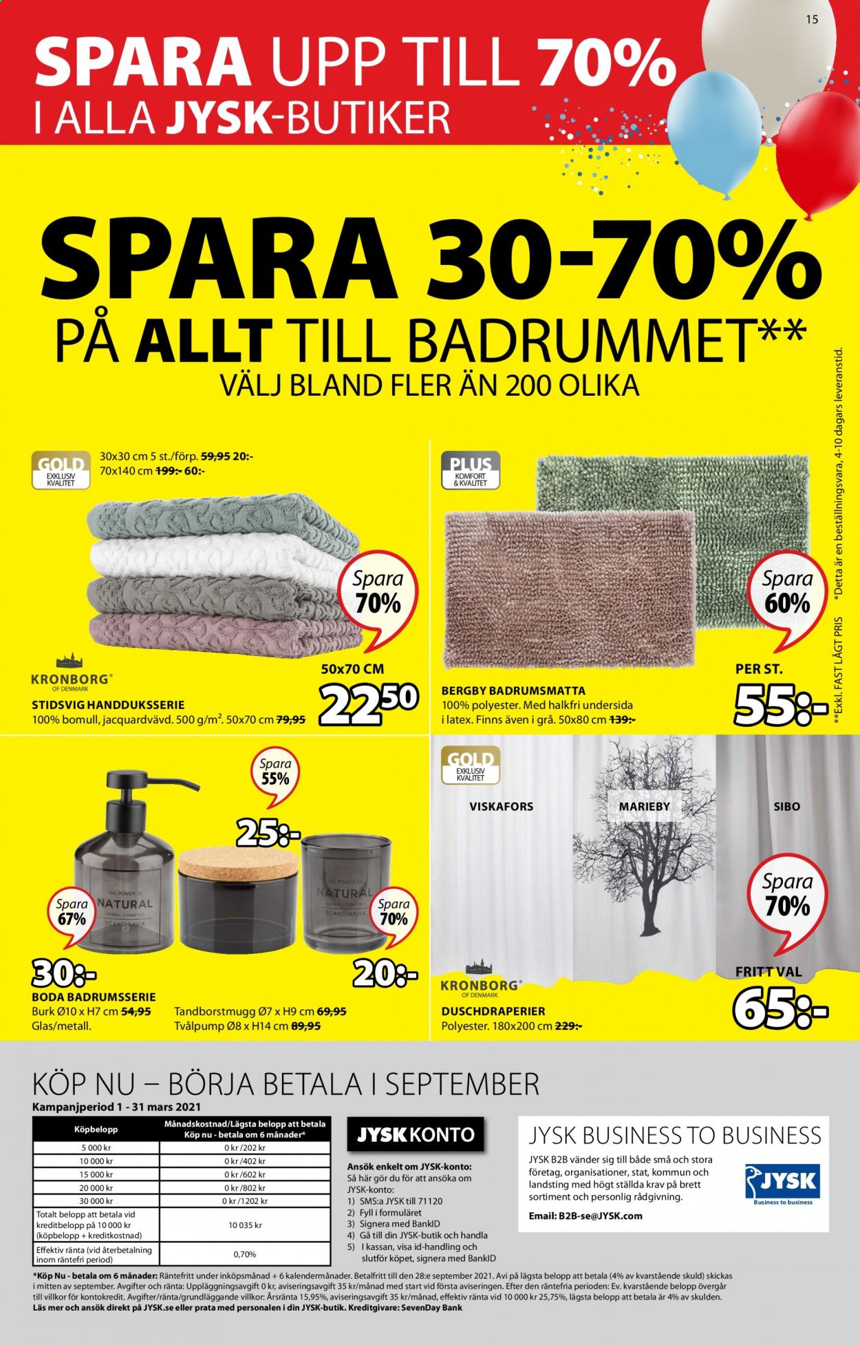 JYSK reklamblad - 25/3 2021 - 28/3 2021. Sida 15