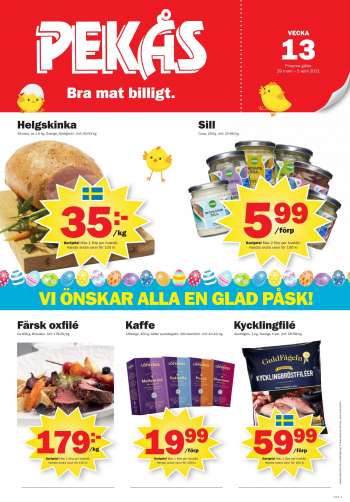 Pekås reklamblad - 29/3 2021 - 5/4 2021.