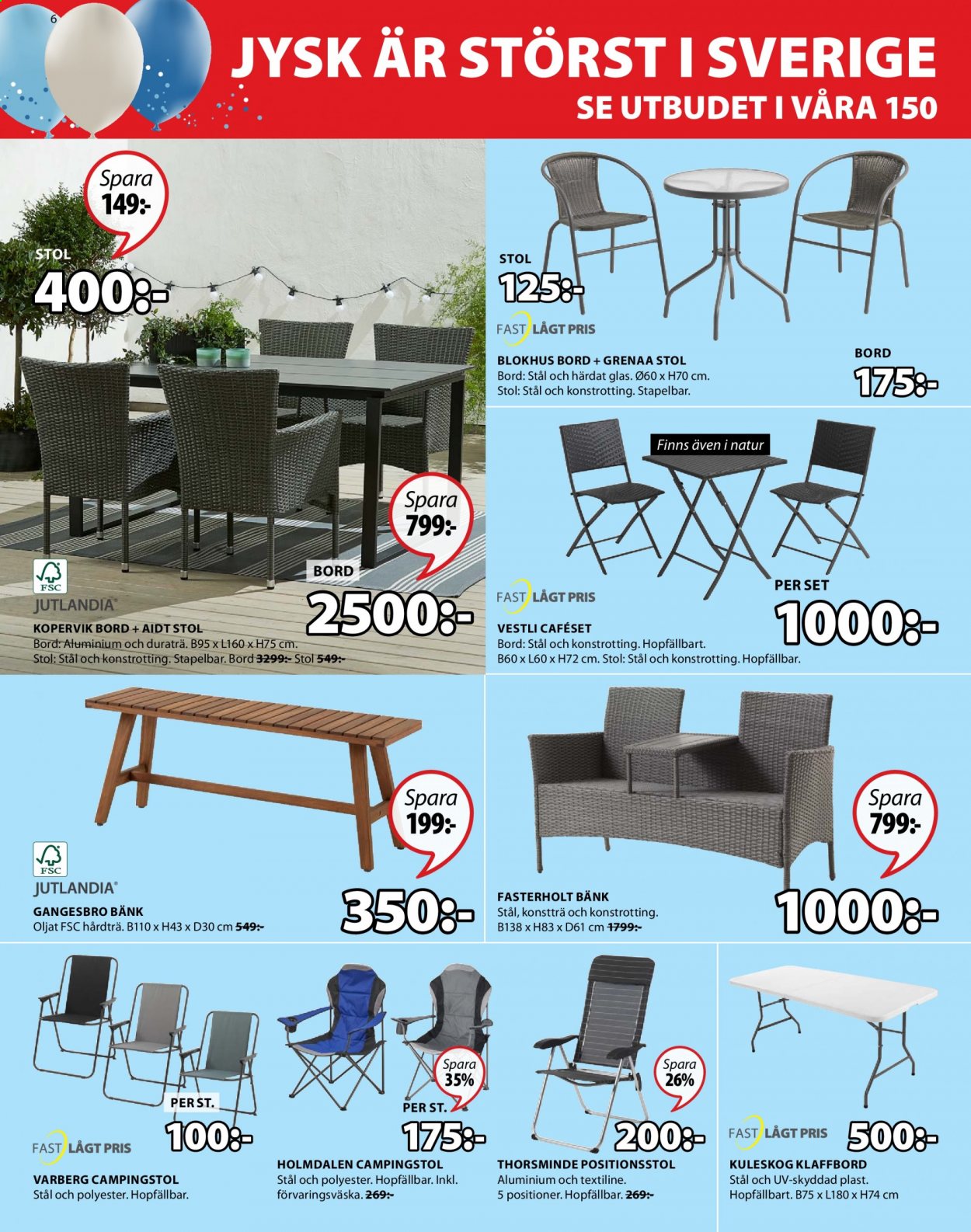 JYSK reklamblad - 28/3 2021 - 10/4 2021. Sida 6
