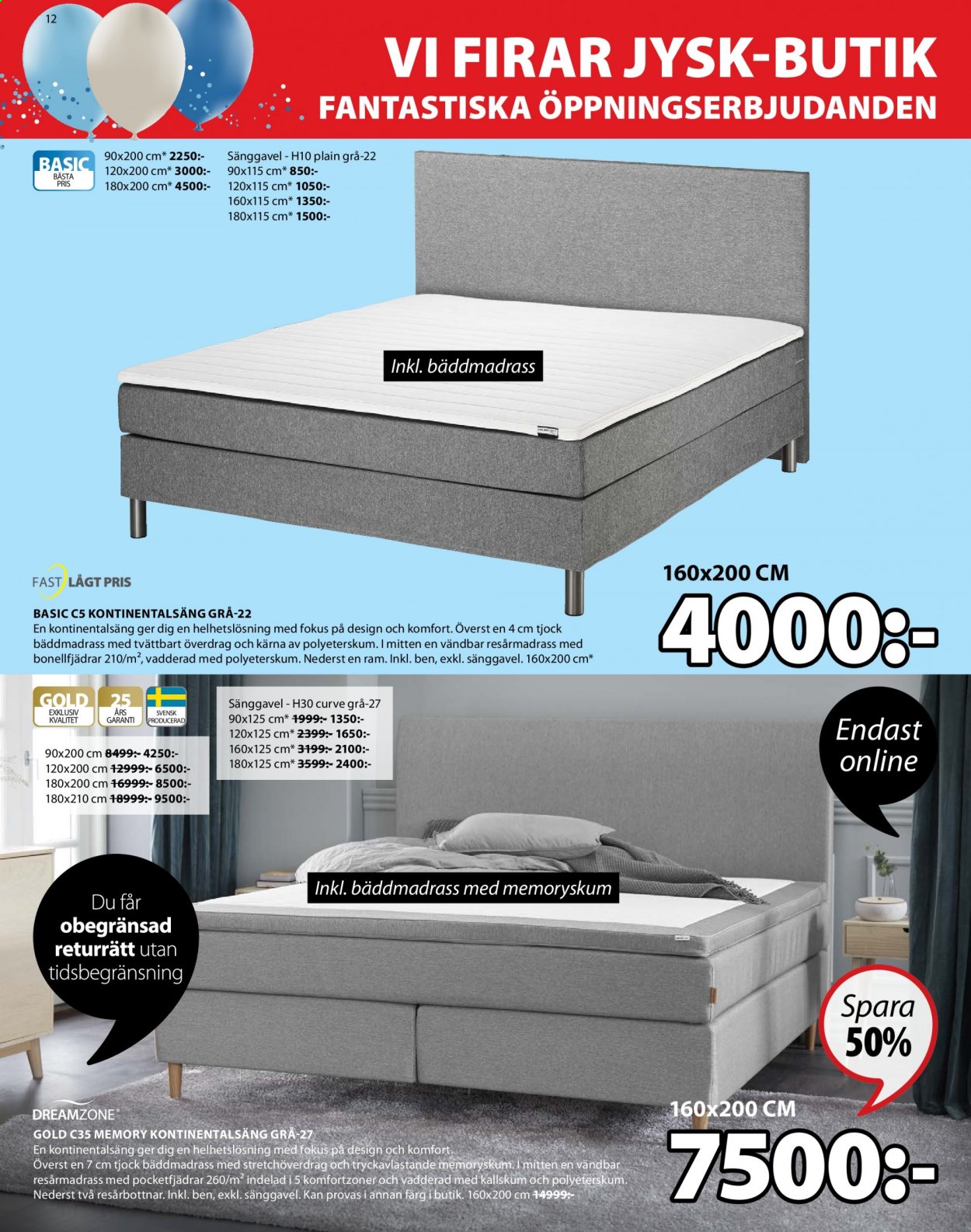 JYSK reklamblad - 28/3 2021 - 10/4 2021. Sida 12