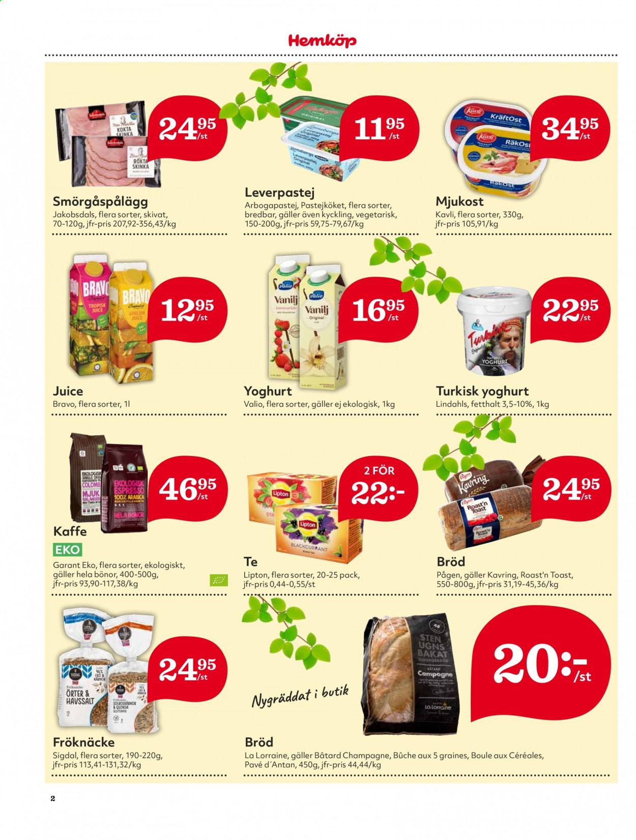 Hemköp reklamblad - 29/3 2021 - 5/4 2021. Sida 2