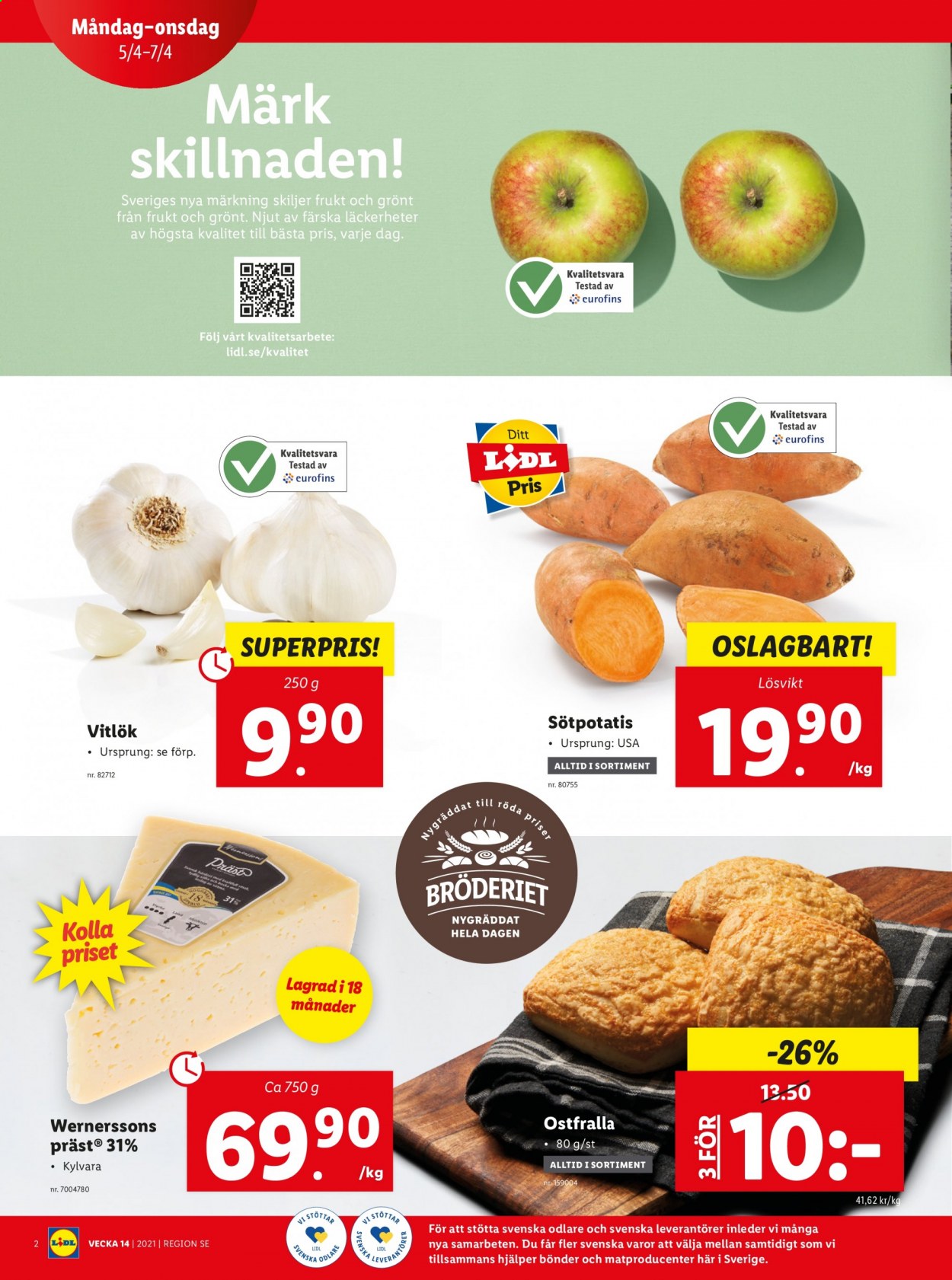Lidl reklamblad - 5/4 2021 - 11/4 2021. Sida 2
