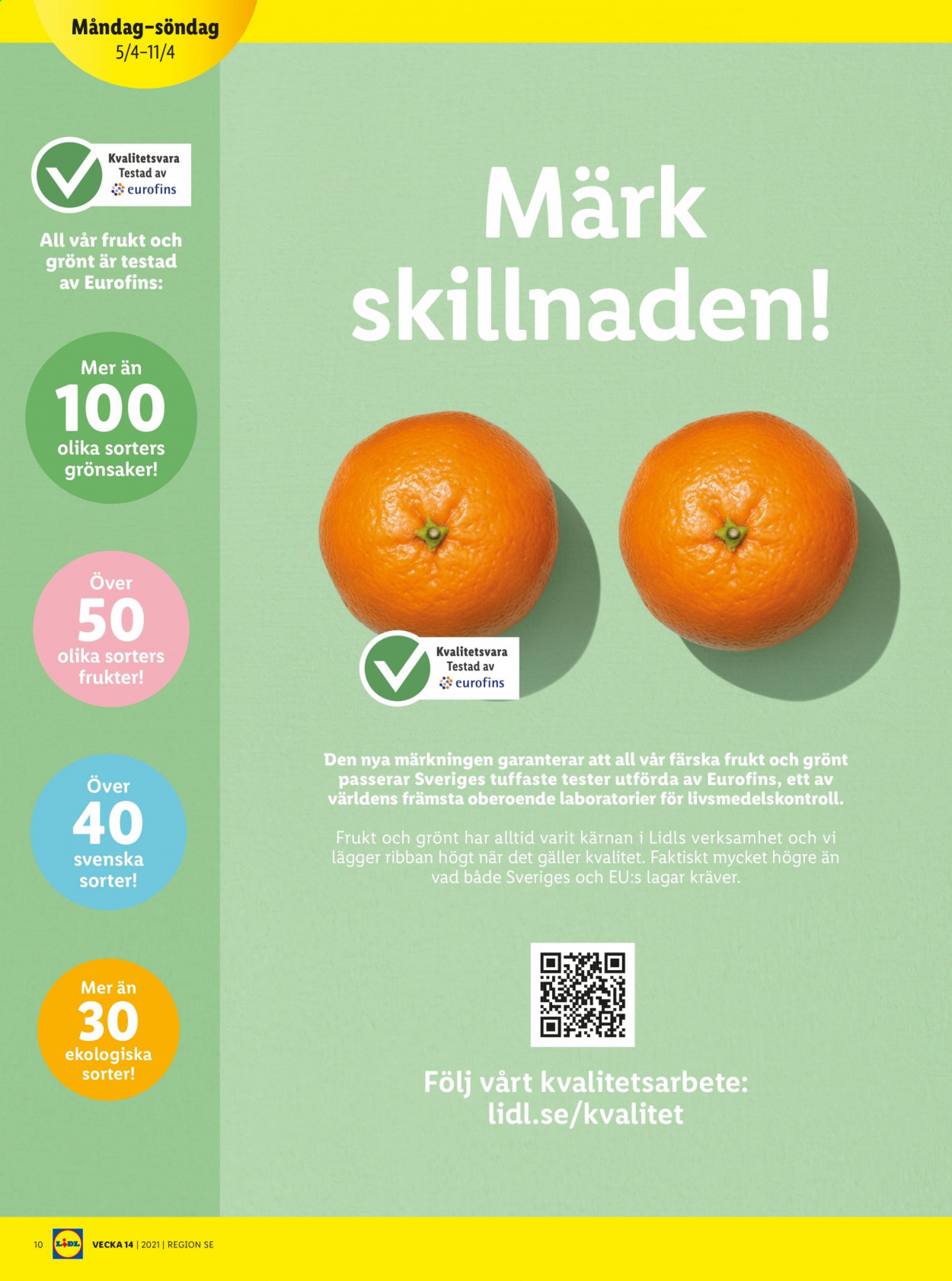 Lidl reklamblad - 5/4 2021 - 11/4 2021. Sida 10