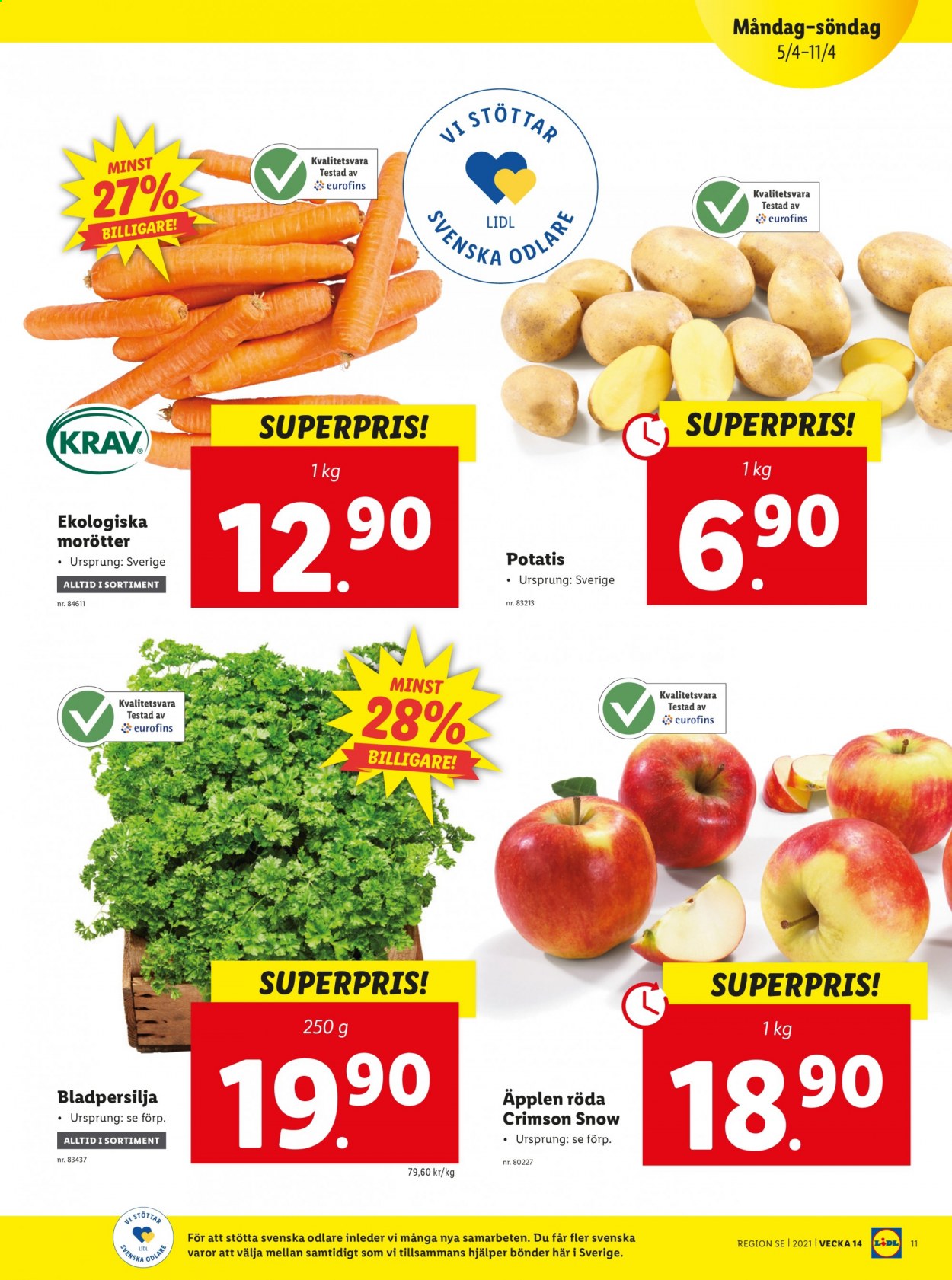 Lidl reklamblad - 5/4 2021 - 11/4 2021. Sida 11