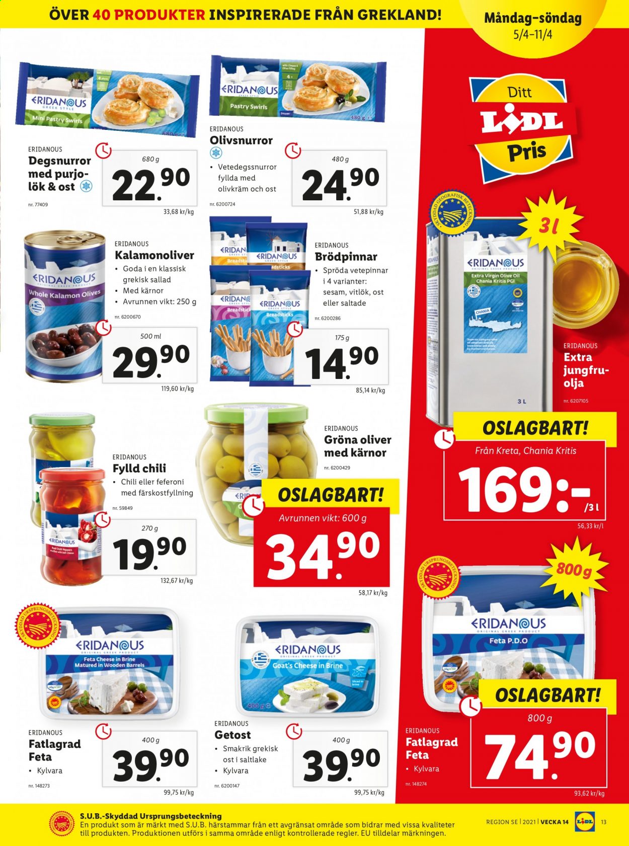 Lidl reklamblad - 5/4 2021 - 11/4 2021. Sida 13
