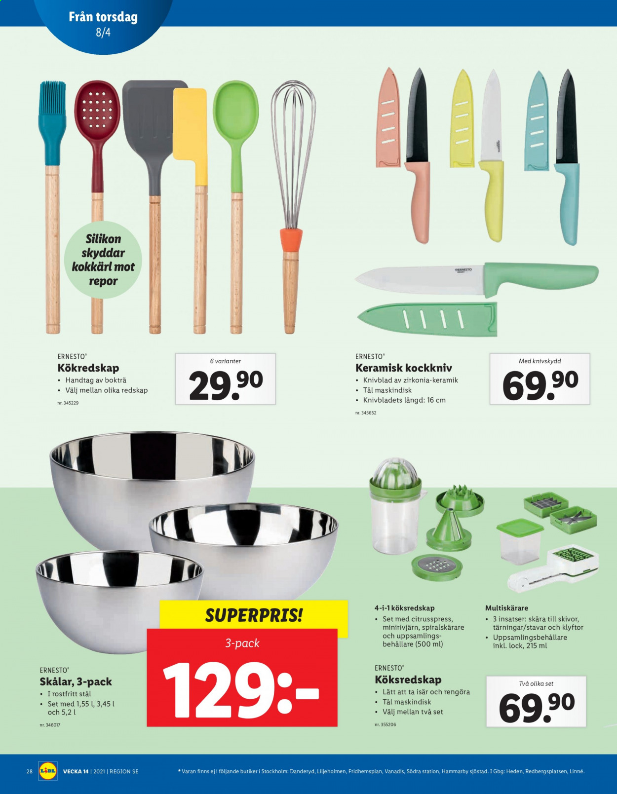 Lidl reklamblad - 5/4 2021 - 11/4 2021. Sida 28