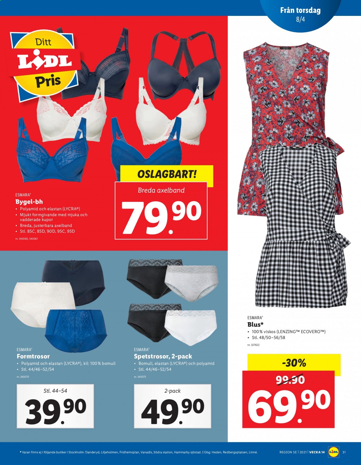 Lidl reklamblad - 5/4 2021 - 11/4 2021. Sida 31