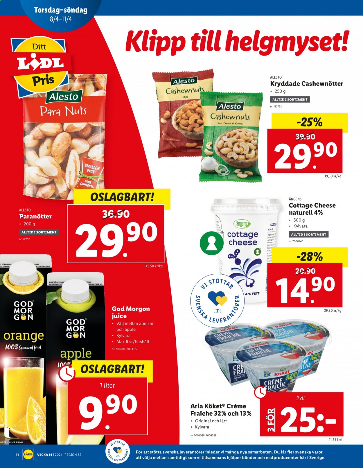 Lidl reklamblad - 5/4 2021 - 11/4 2021. Sida 34