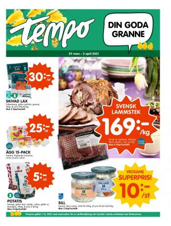 Tempo reklamblad - 29/3 2021 - 5/4 2021.