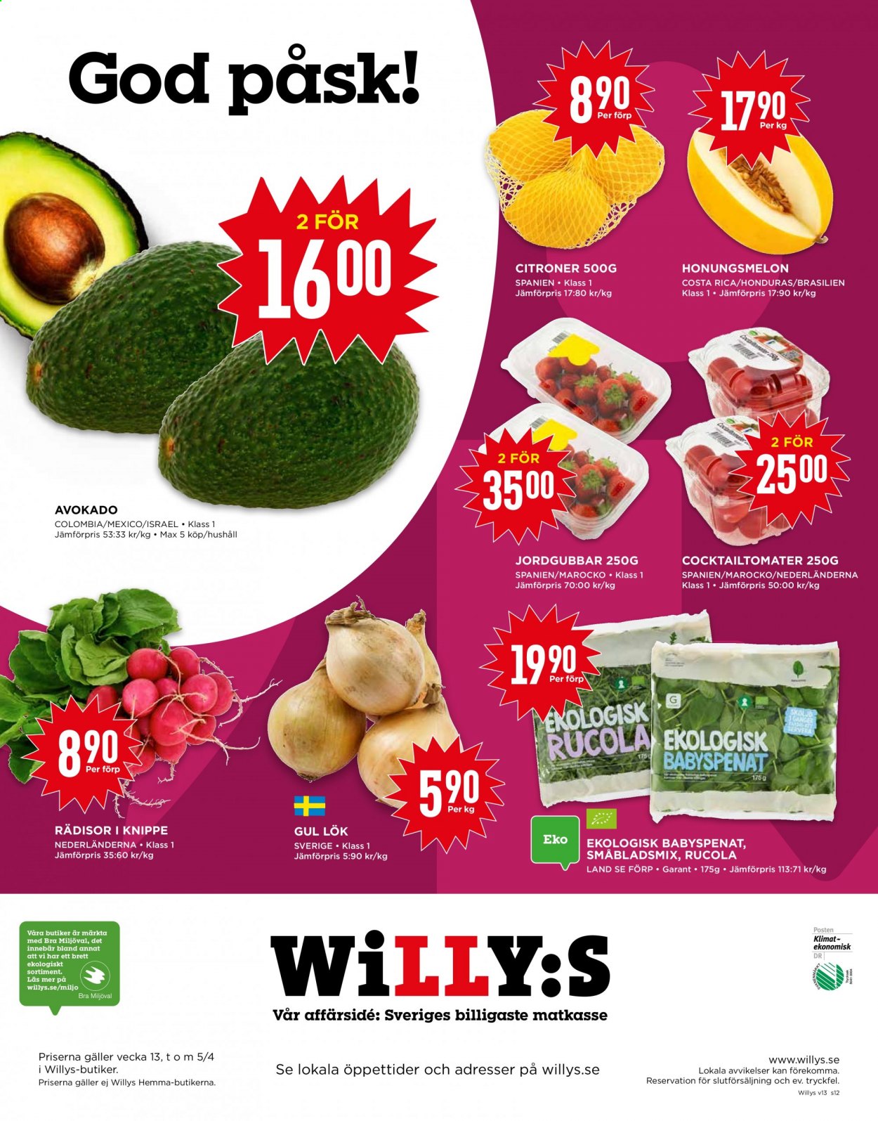 Willys reklamblad - 29/3 2021 - 5/4 2021. Sida 12