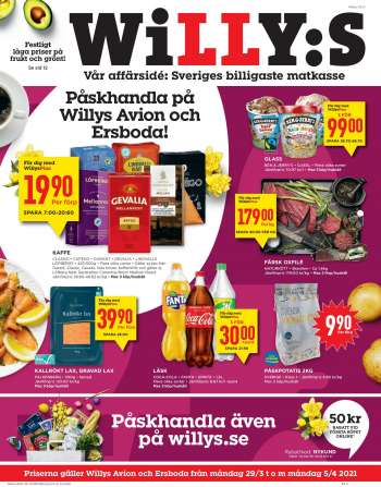 Willys reklamblad - 29/3 2021 - 5/4 2021.