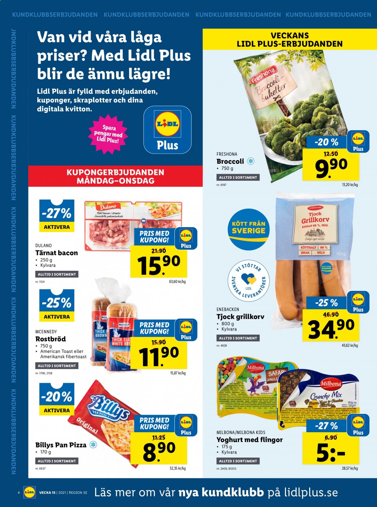 Lidl reklamblad - 12/4 2021 - 18/4 2021. Sida 4