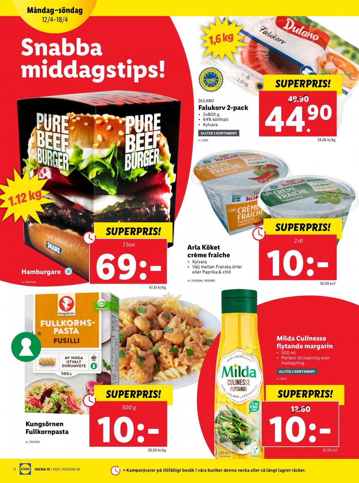 Lidl reklamblad - 12/4 2021 - 18/4 2021. Sida 12