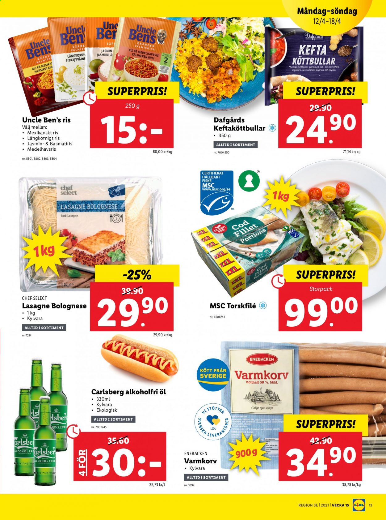 Lidl reklamblad - 12/4 2021 - 18/4 2021. Sida 13