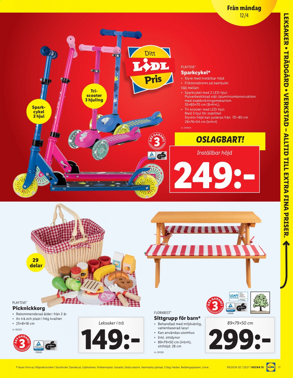 Lidl reklamblad - 12/4 2021 - 18/4 2021. Sida 17