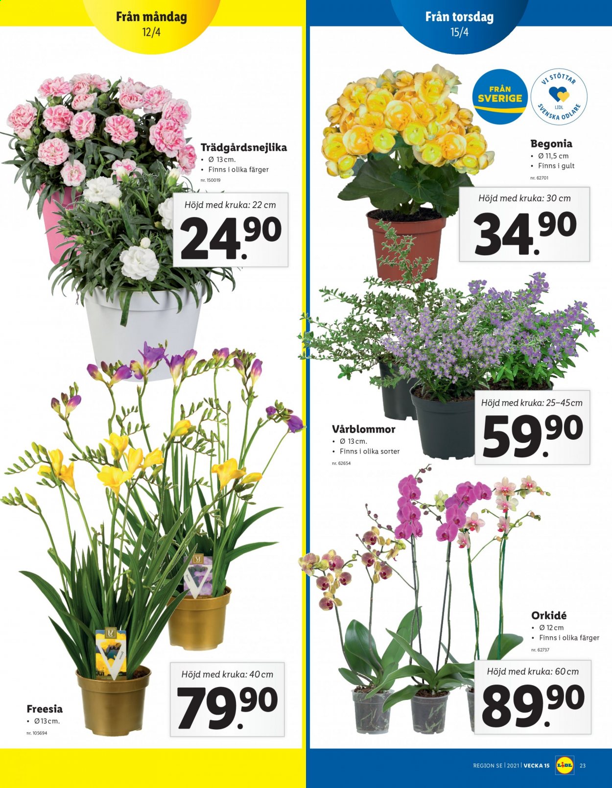 Lidl reklamblad - 12/4 2021 - 18/4 2021. Sida 23