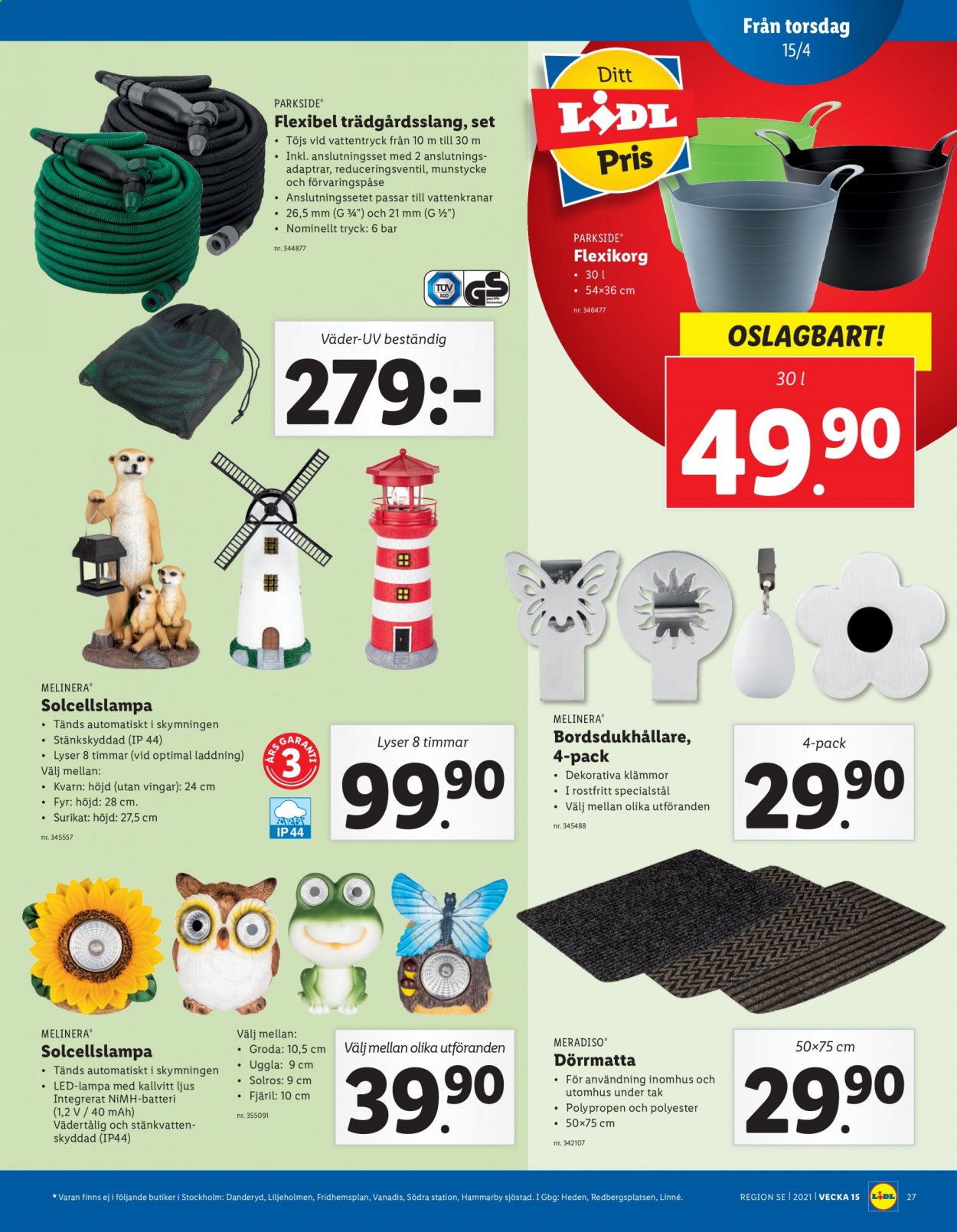 Lidl reklamblad - 12/4 2021 - 18/4 2021. Sida 27