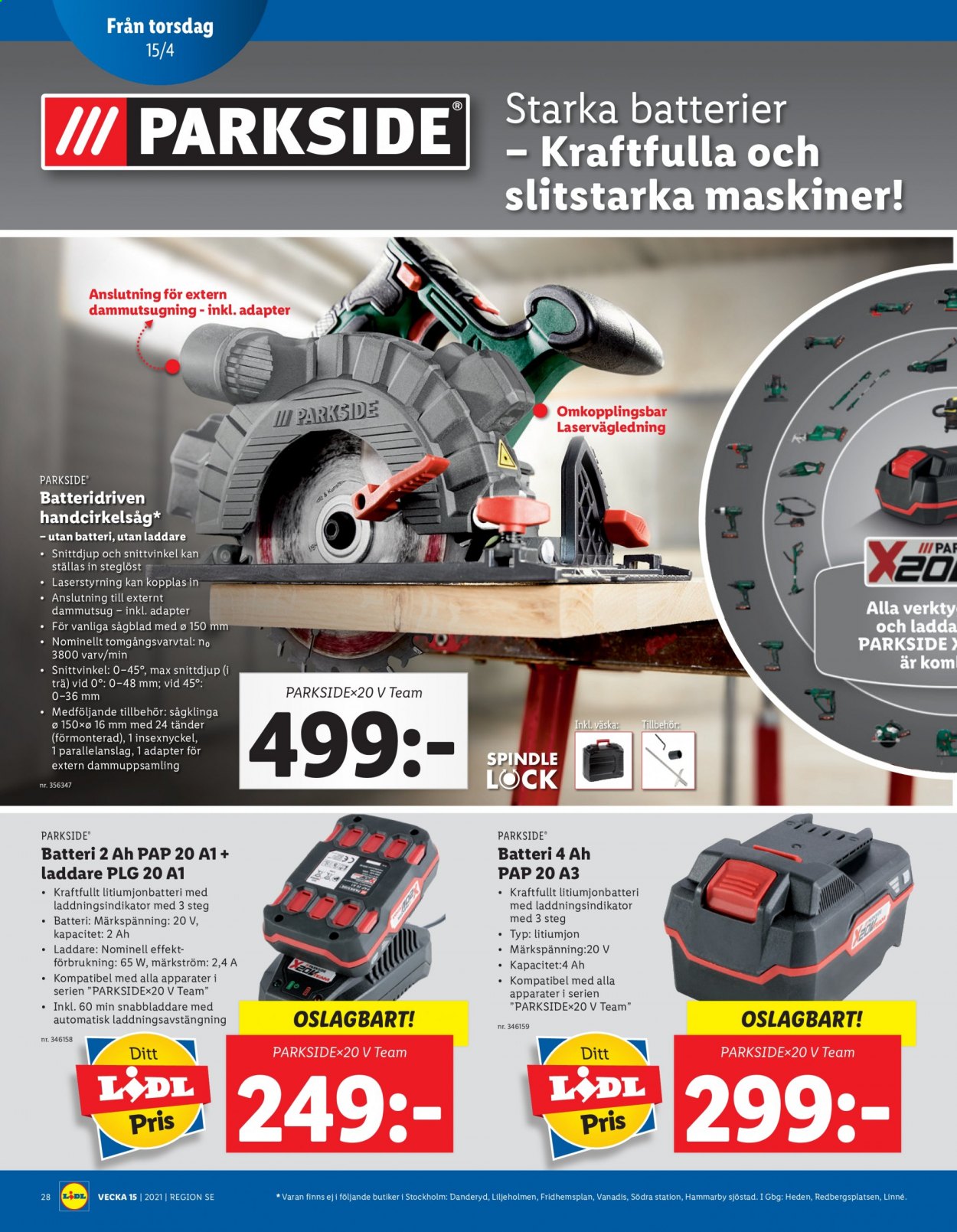 Lidl reklamblad - 12/4 2021 - 18/4 2021. Sida 28