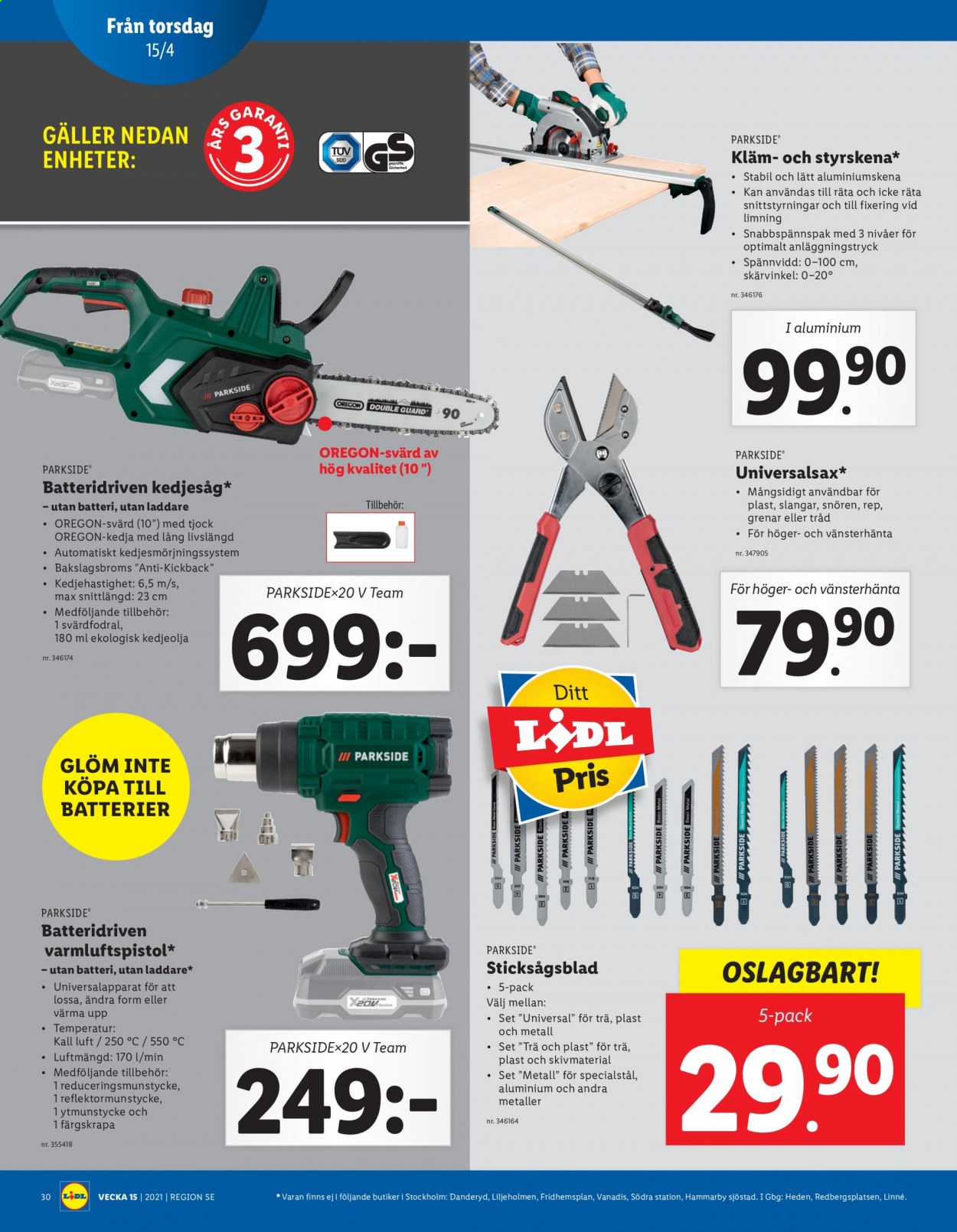 Lidl reklamblad - 12/4 2021 - 18/4 2021. Sida 30
