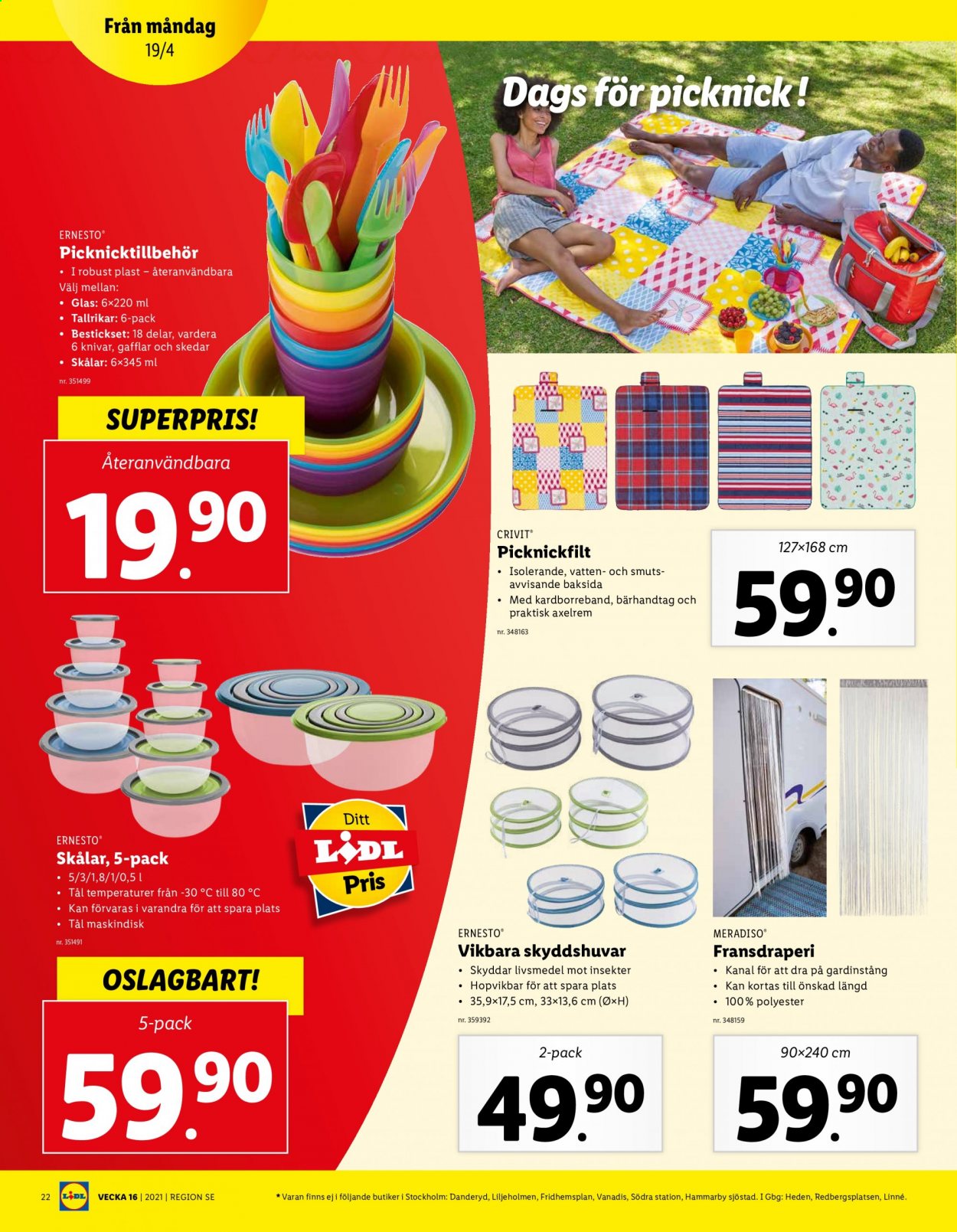 Lidl reklamblad - 19/4 2021 - 25/4 2021. Sida 22